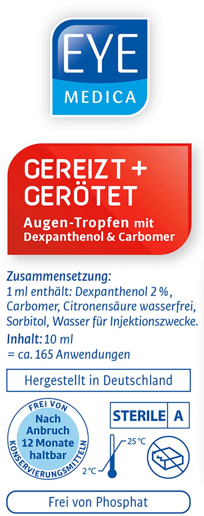 Produktbild EyeMedica Augentropfen Gereizt + Gerötet 4 von 4