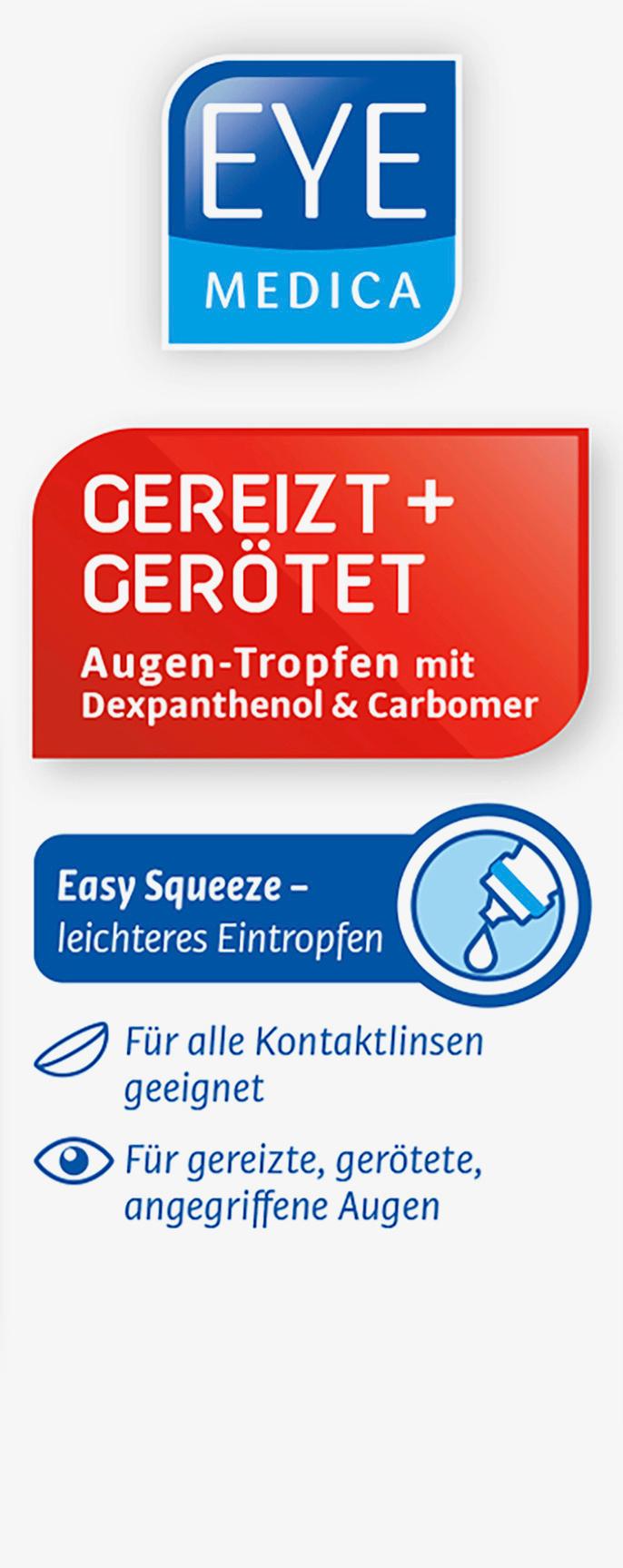Produktbild EyeMedica Augentropfen Gereizt + Gerötet 2 von 4