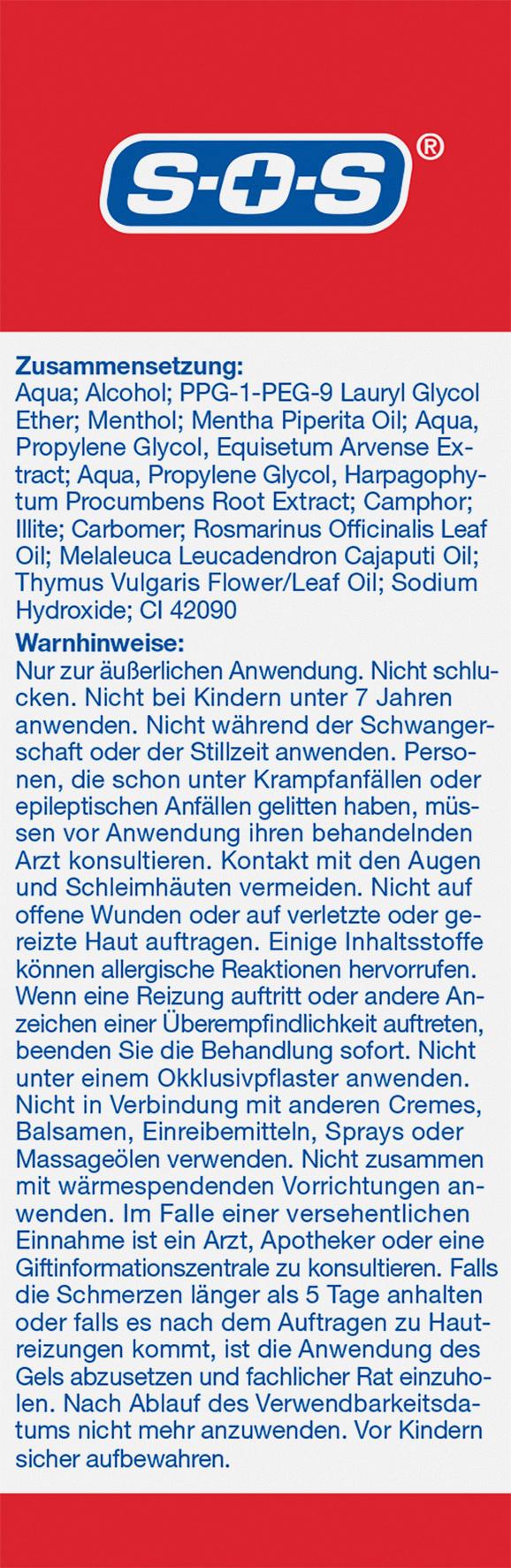 Produktbild SOS Schmerz-Stopp-Gel 4 von 5