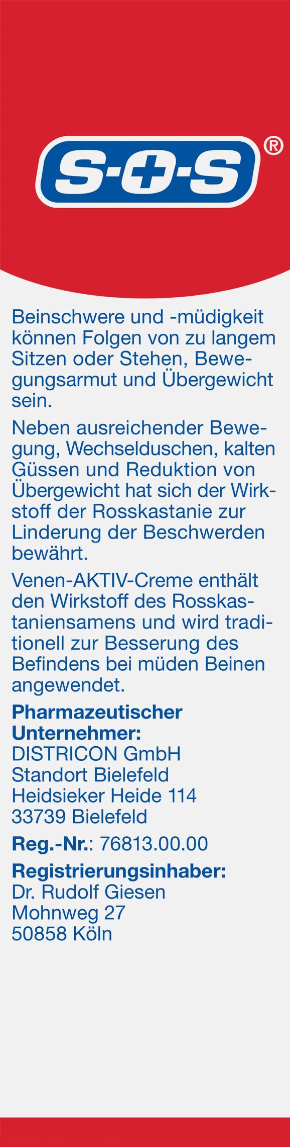 Produktbild SOS Venen Aktiv Creme 2 von 5