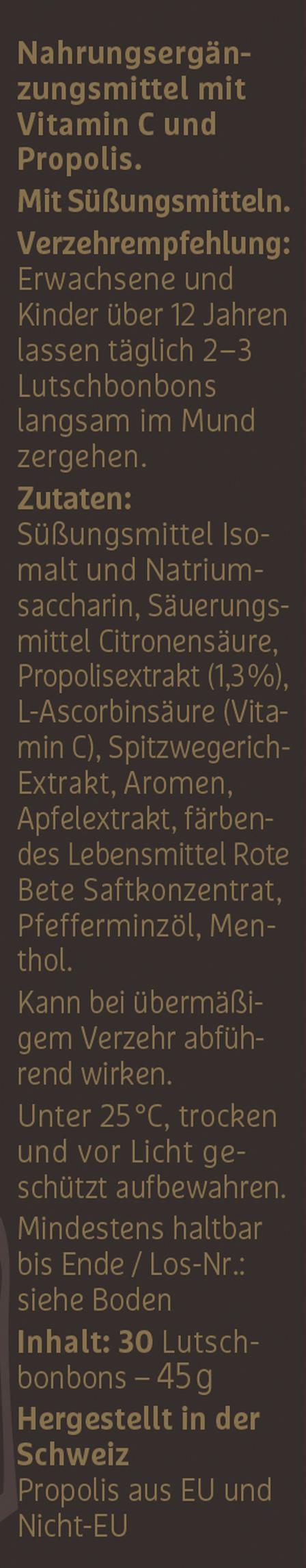 Produktbild Naturbell Propolis Husten-Bonbons 6 von 6