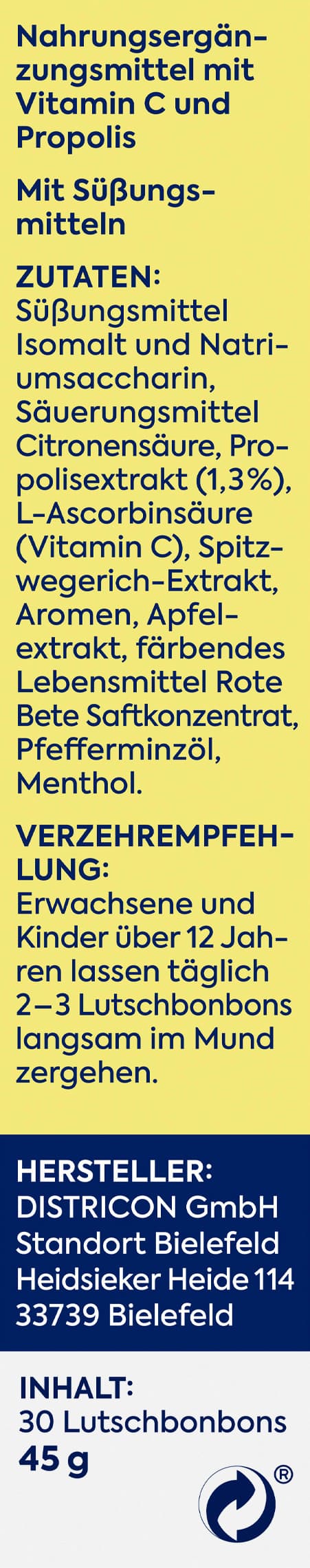 Produktbild Zirkulin Propolis Husten-Bonbons 3 von 6
