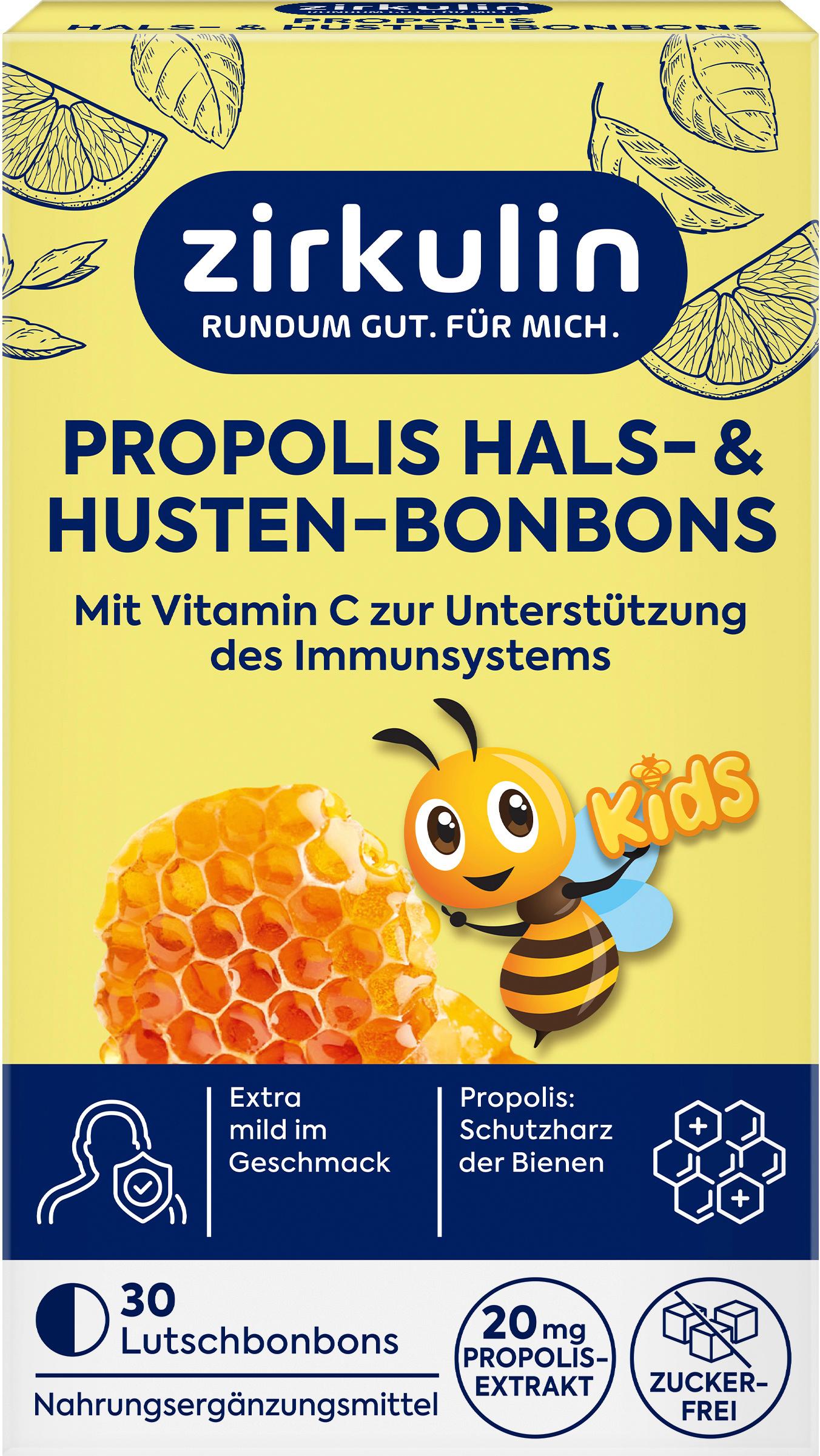 Zirkulin Propolis Hals-&Husten-Bonbons