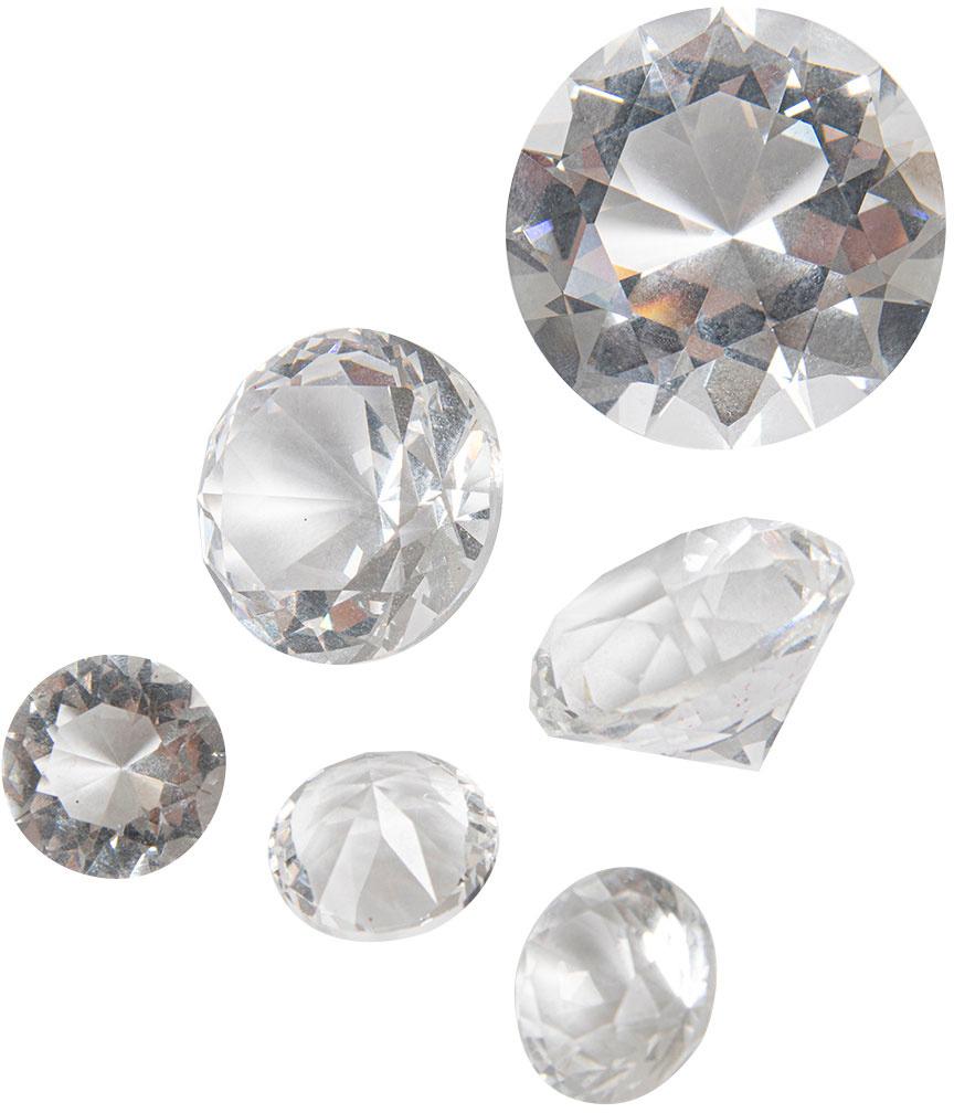 EUROSAND Streudekoration Glas Diamanten
