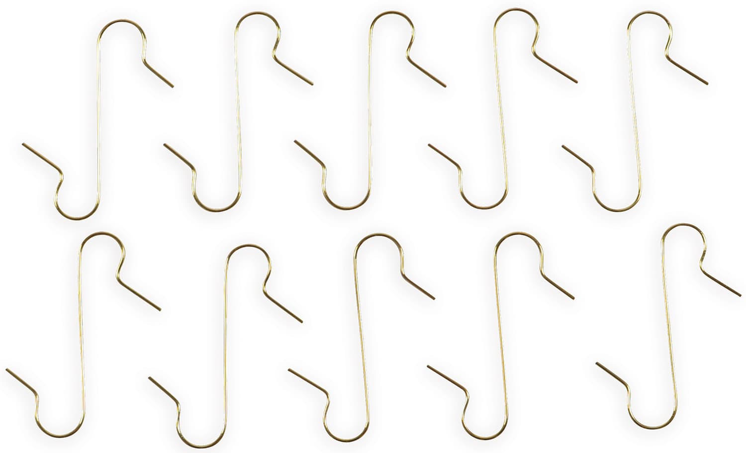 Riffelmacher Weihnachtskugel-Aufhänger Flux gold 50er Pack