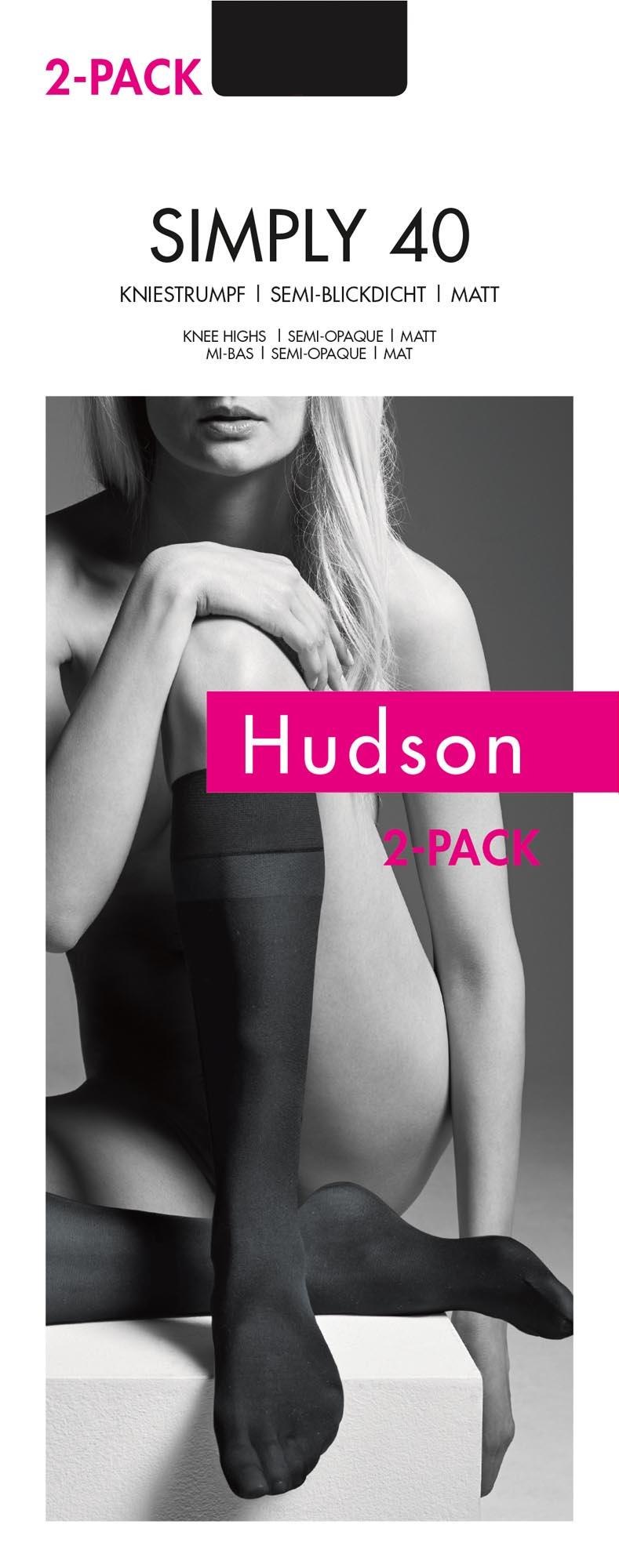 Produktbild Hudson Damen Kniestrümpfe Simply 40 DEN 2er Pack 2 von 2