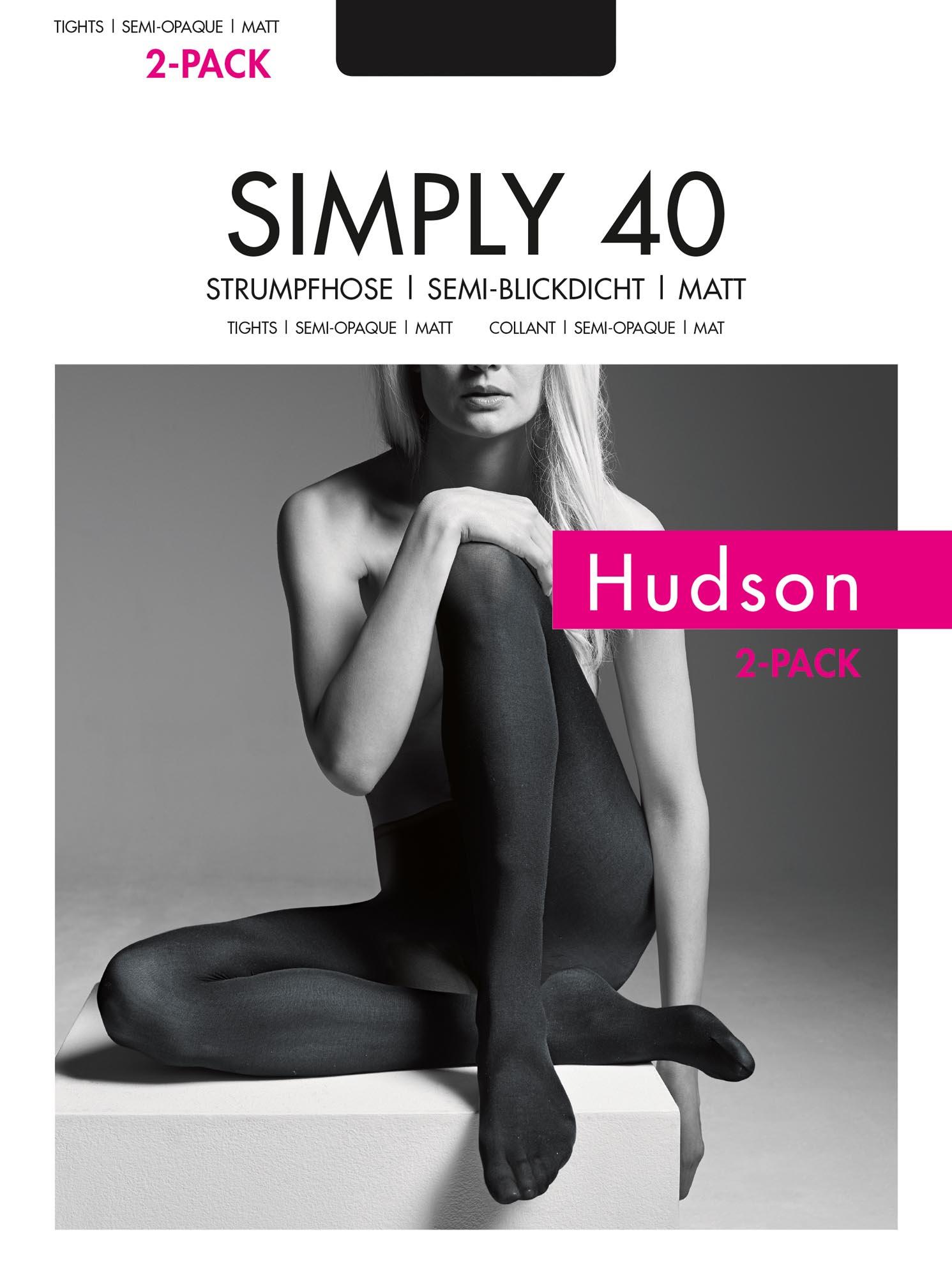 Produktbild Hudson Damen Feinstrumpfhose Simply 40 DEN 2er Pack 2 von 3