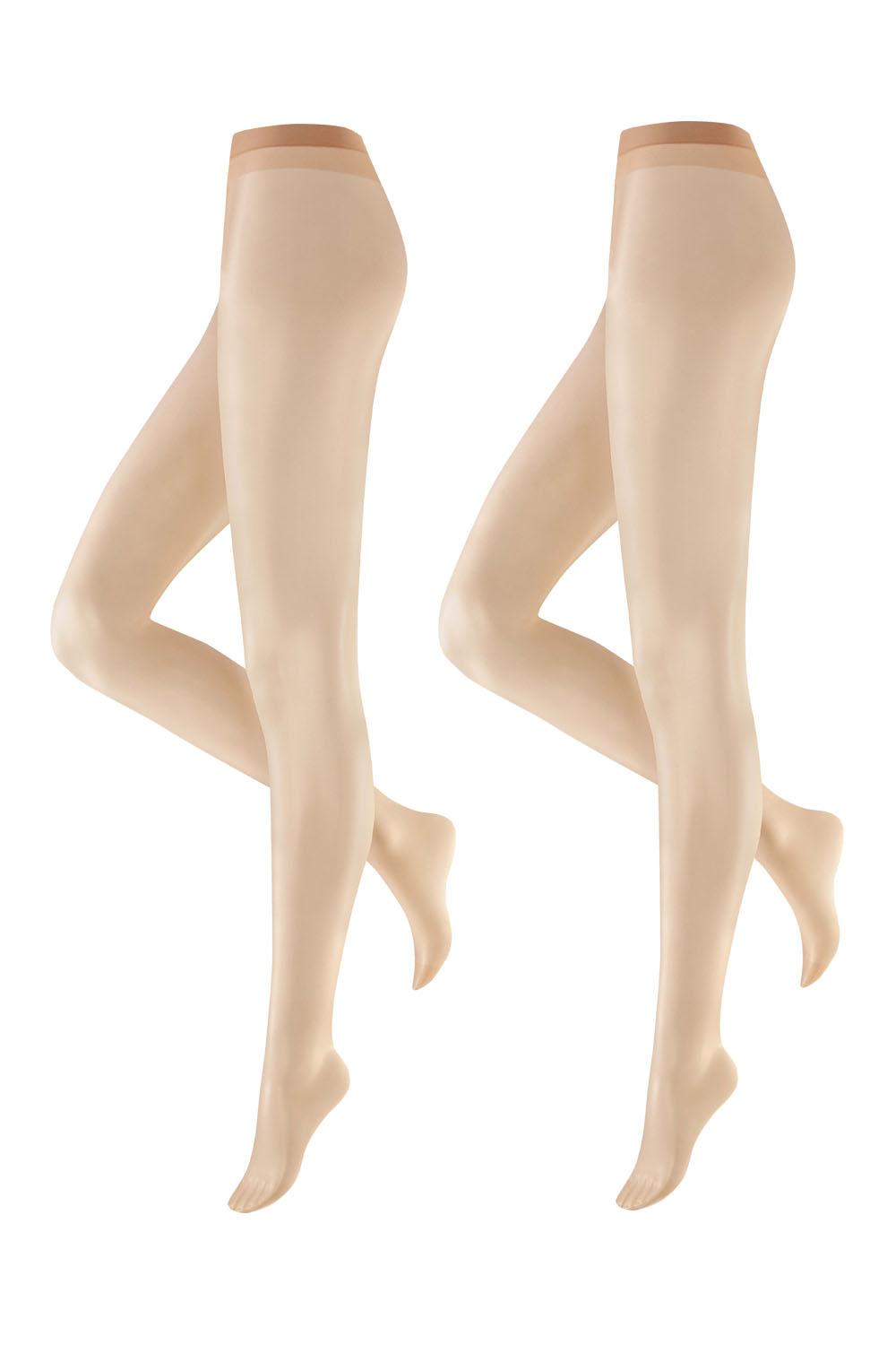 Hudson Damen Feinstrumpfhose SIMPLY SHINE 15 DEN 2er Pack