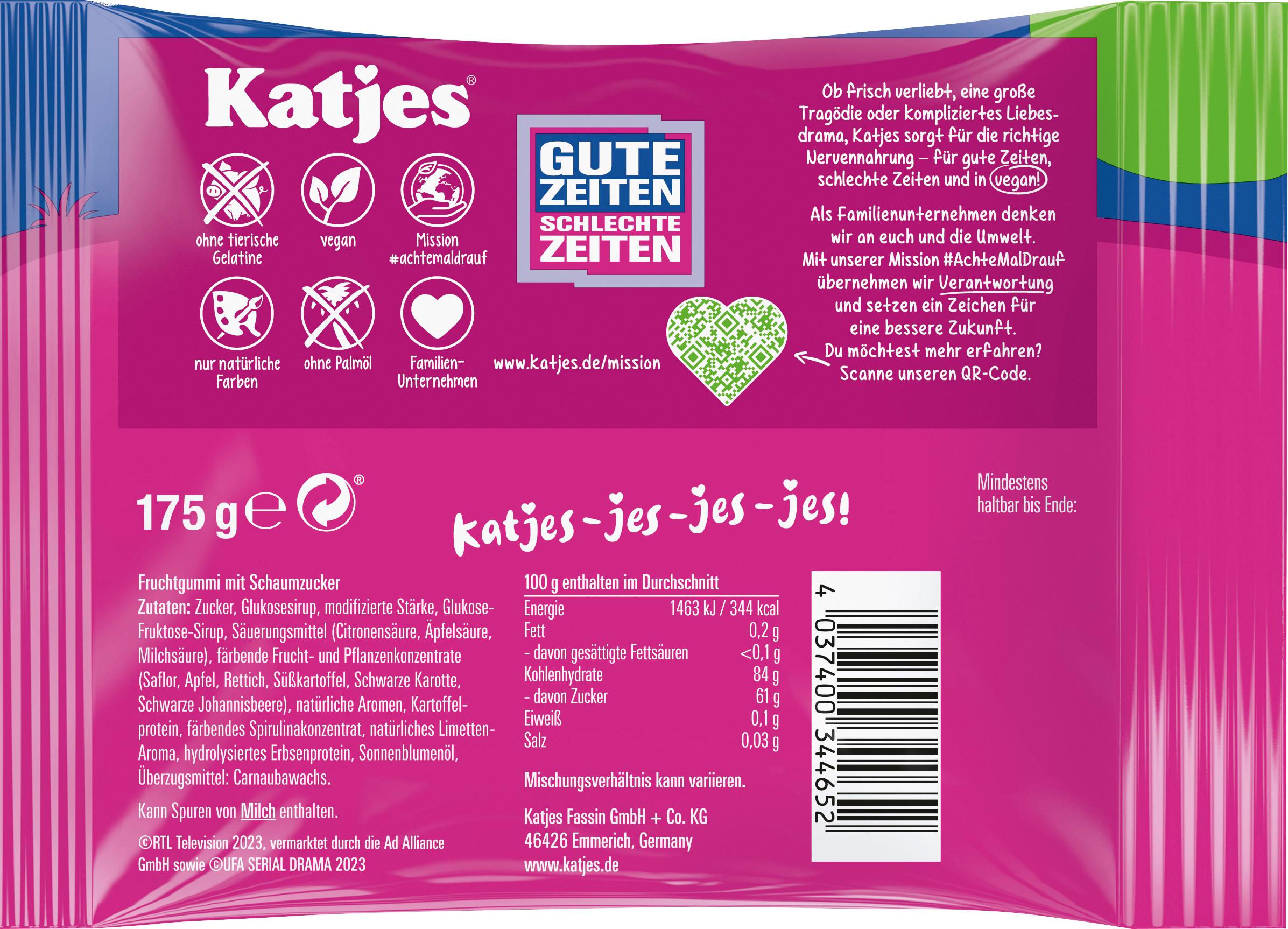 Produktbild Katjes Fruchtgummi Gute Zeiten Schlechte Zeiten 2 von 2