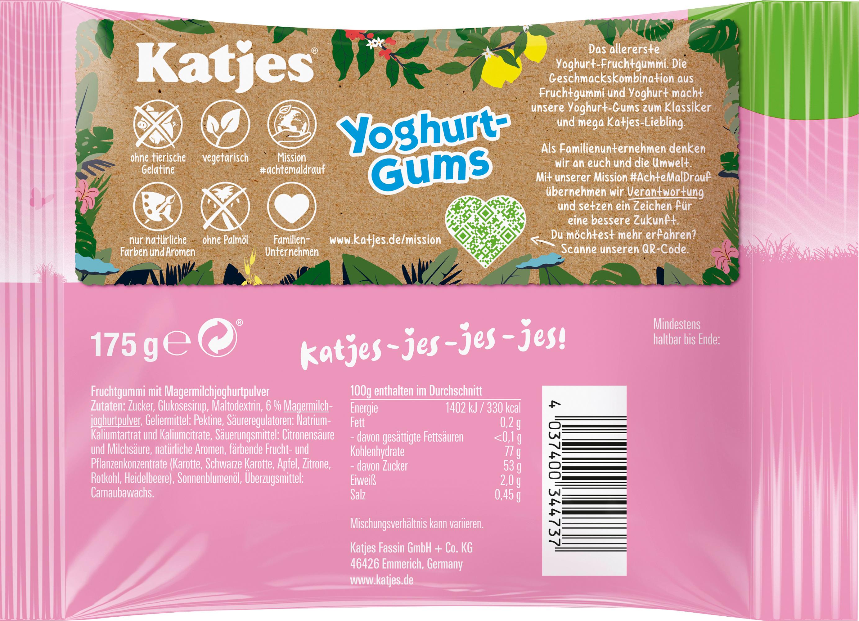 Produktbild Katjes Yoghurt-Gums veggie 2 von 2