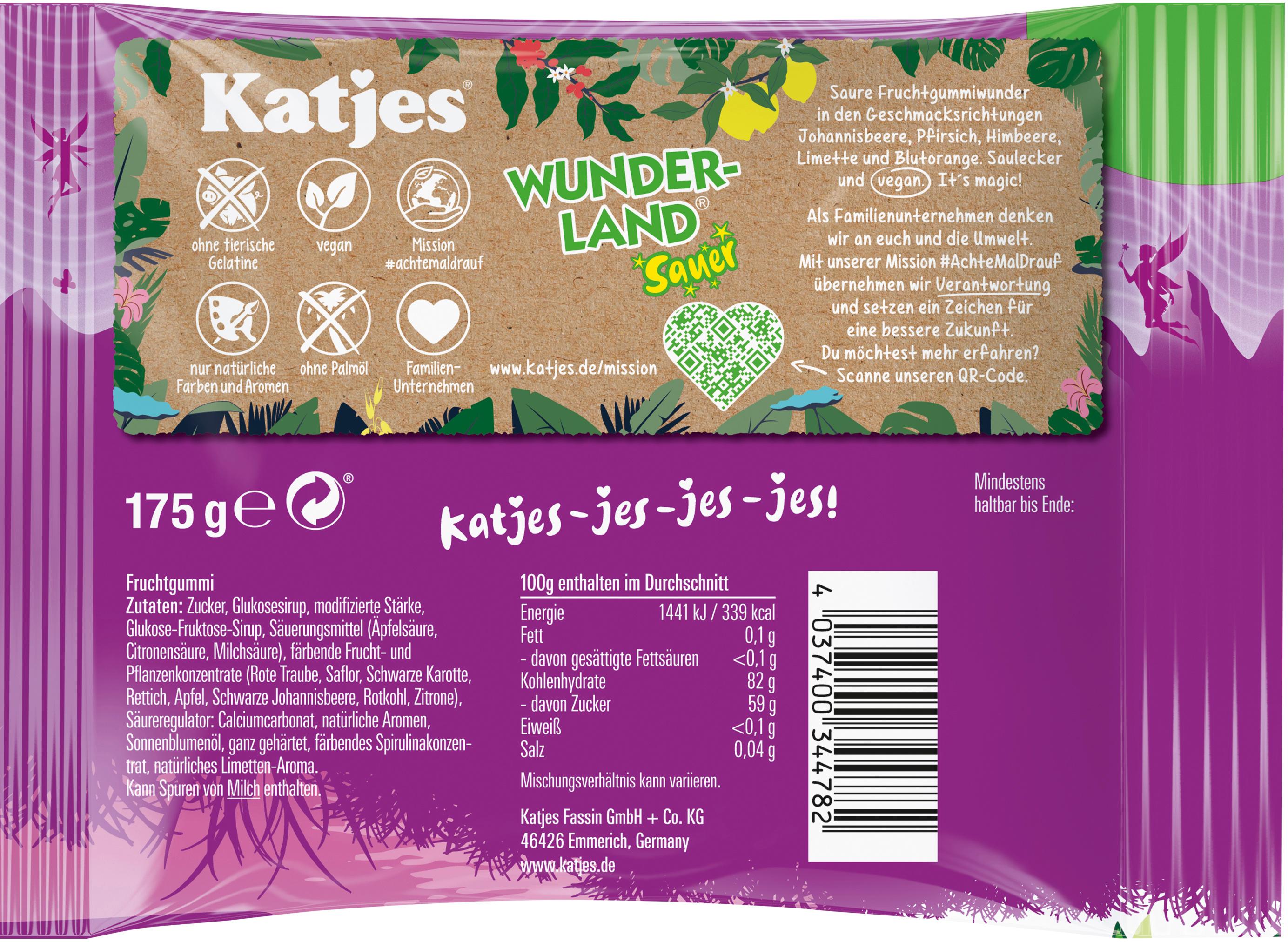 Produktbild Katjes Wunderland Sauer vegan 2 von 2
