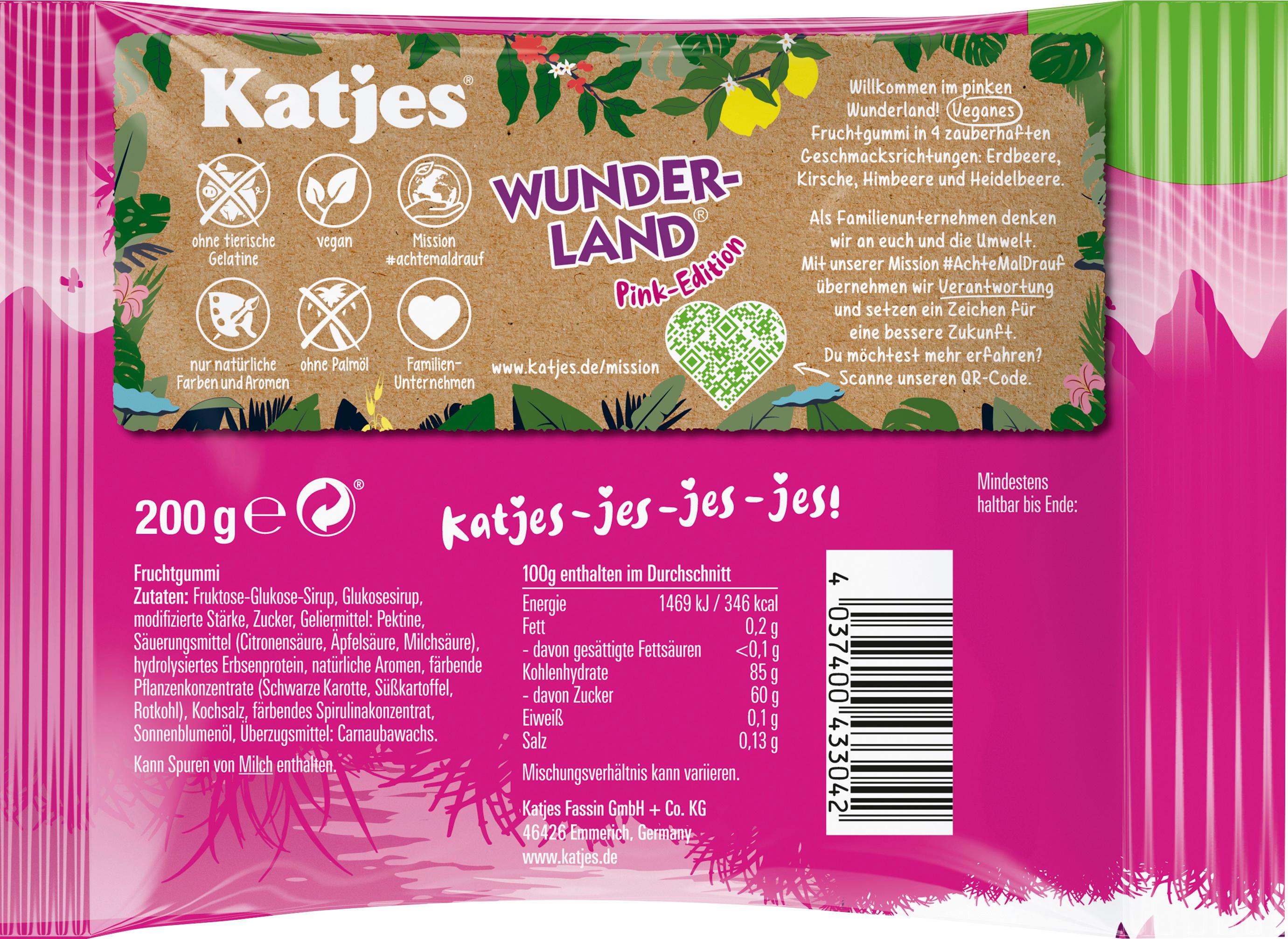 Produktbild Katjes Wunderland Pink Edition vegan 2 von 2