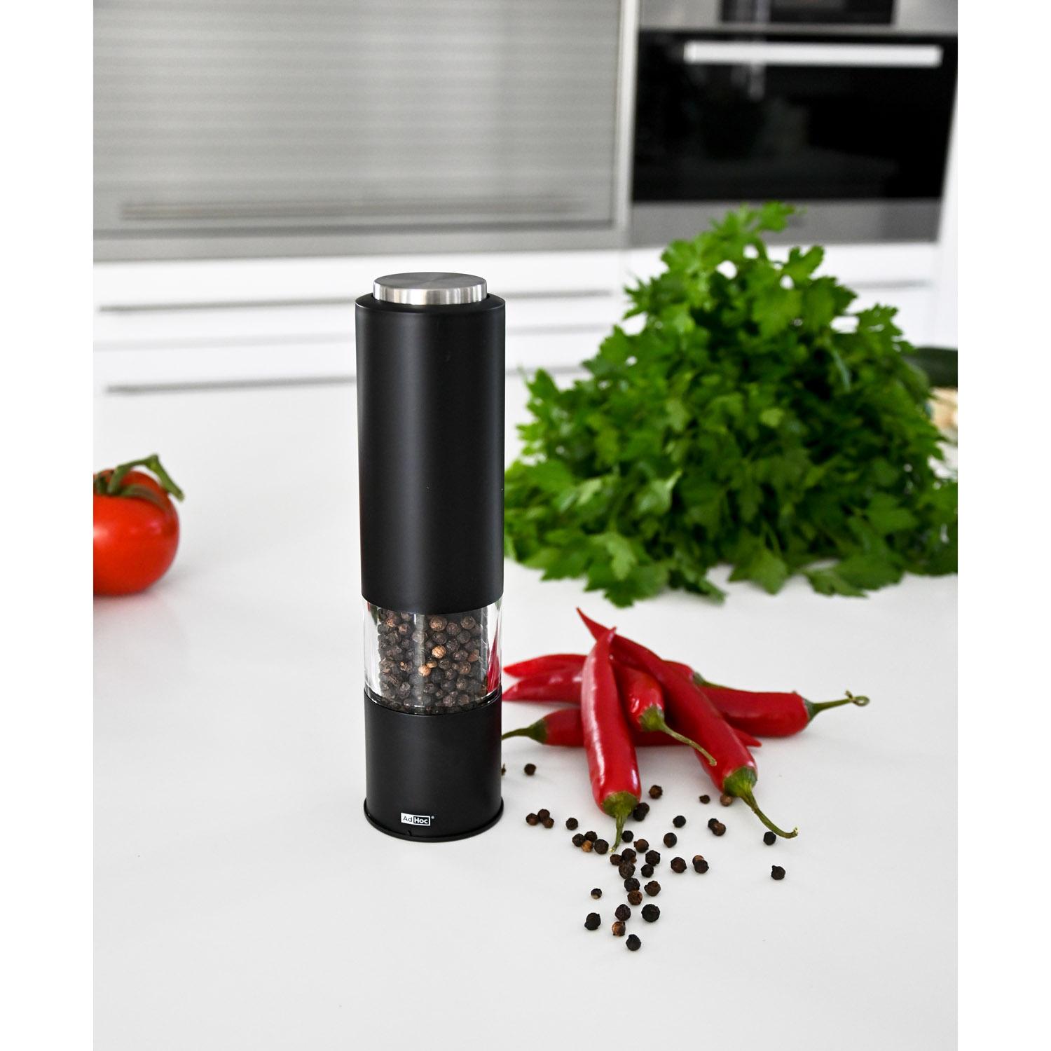 Produktbild AdHoc Elektrische Pfeffer oder Salzmühle TROPICA schwarz 5 von 5