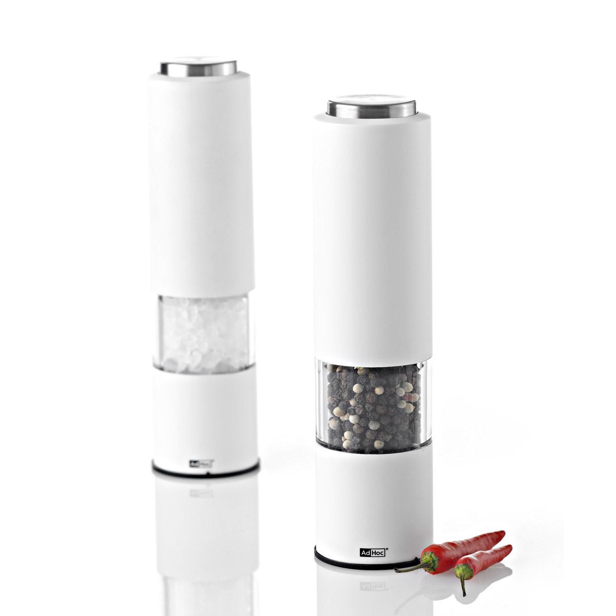 Produktbild AdHoc Elektrische Pfeffer oder Salzmühle TROPICA weiß 3 von 4