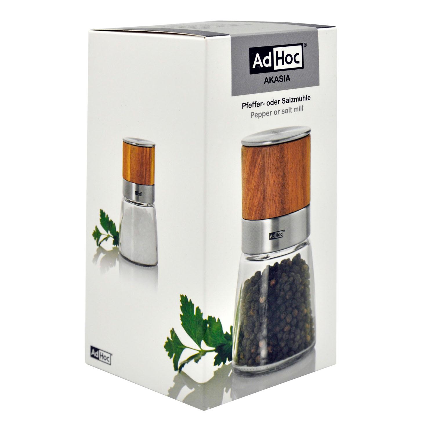 Produktbild AdHoc Pfeffer- oder Salzmühle Akasia 2 von 9