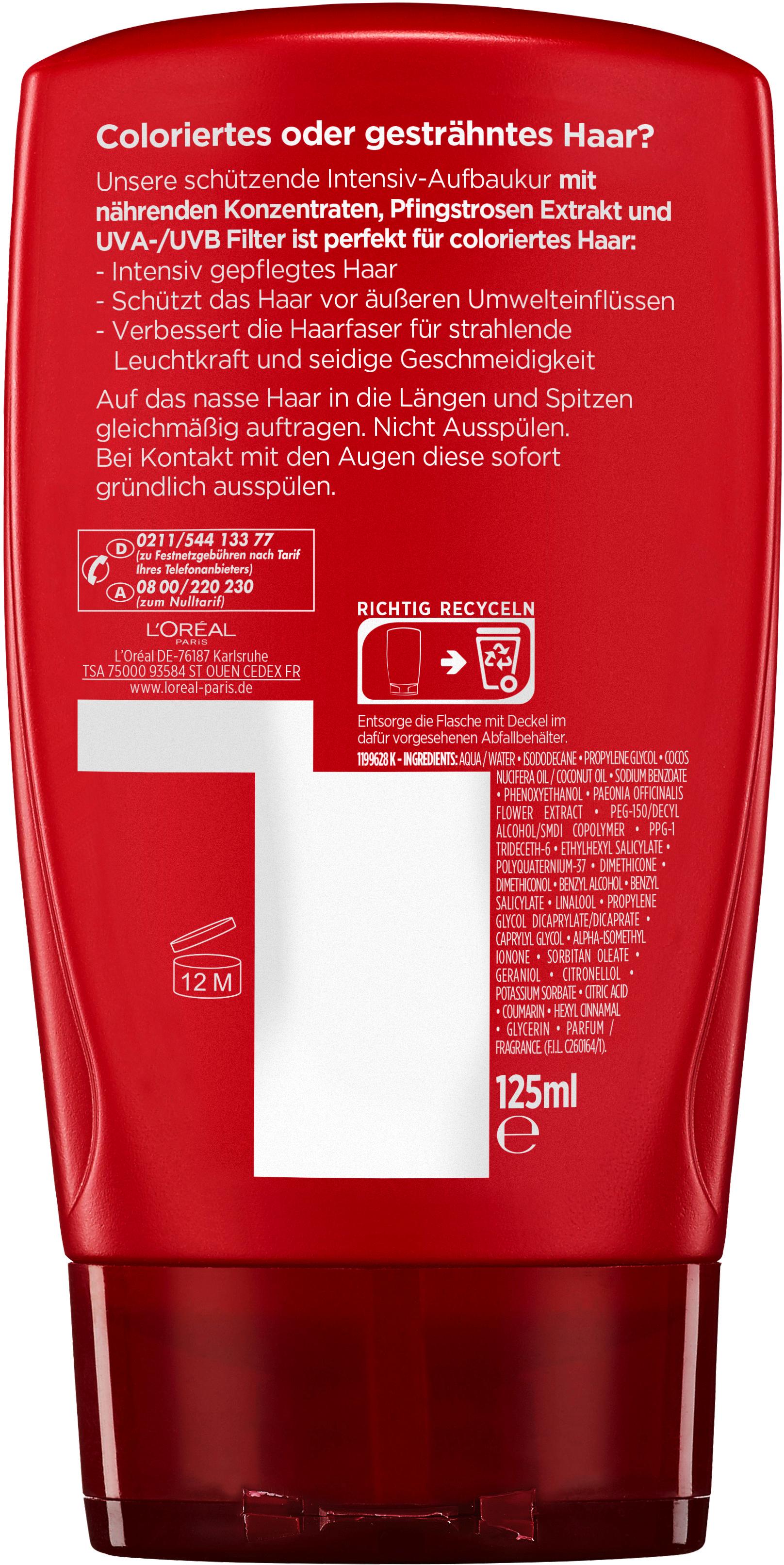 Produktbild L'Oréal Paris Elvital Sofort-Aufbau-Kur Color Glanz -  Intensive Pflege für langanhaltenden Farbschutz 2 von 6
