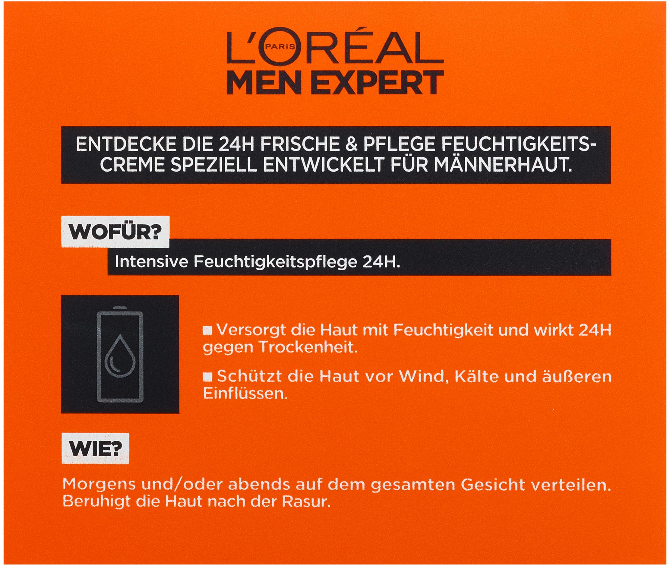 Produktbild L'Oréal Paris Men Expert Hydra Intensive Gesichtspflege - Langanhaltende Feuchtigkeit und Schutz vor äußeren Einflüssen 2 von 13