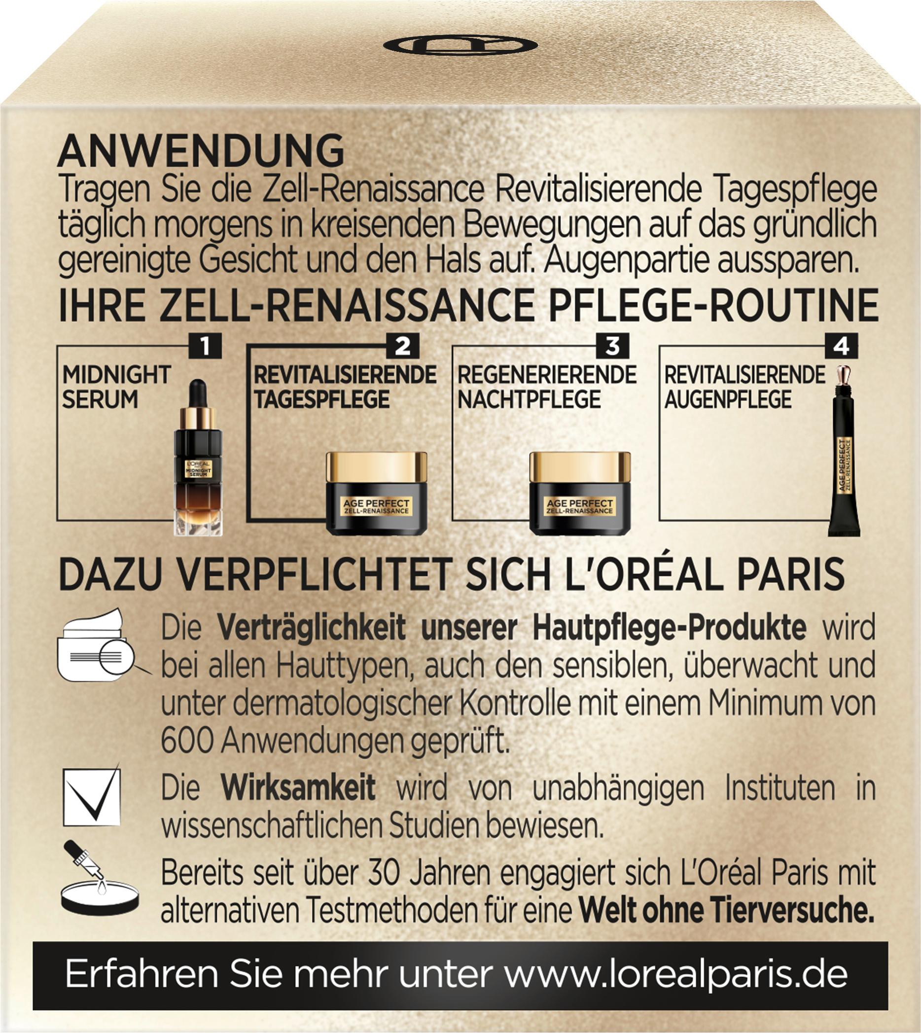 Produktbild L'Oréal Paris Gesichtscreme Age Perfect Zell-Renaissance Regenerierende Tagespflege 50ml 10 von 11