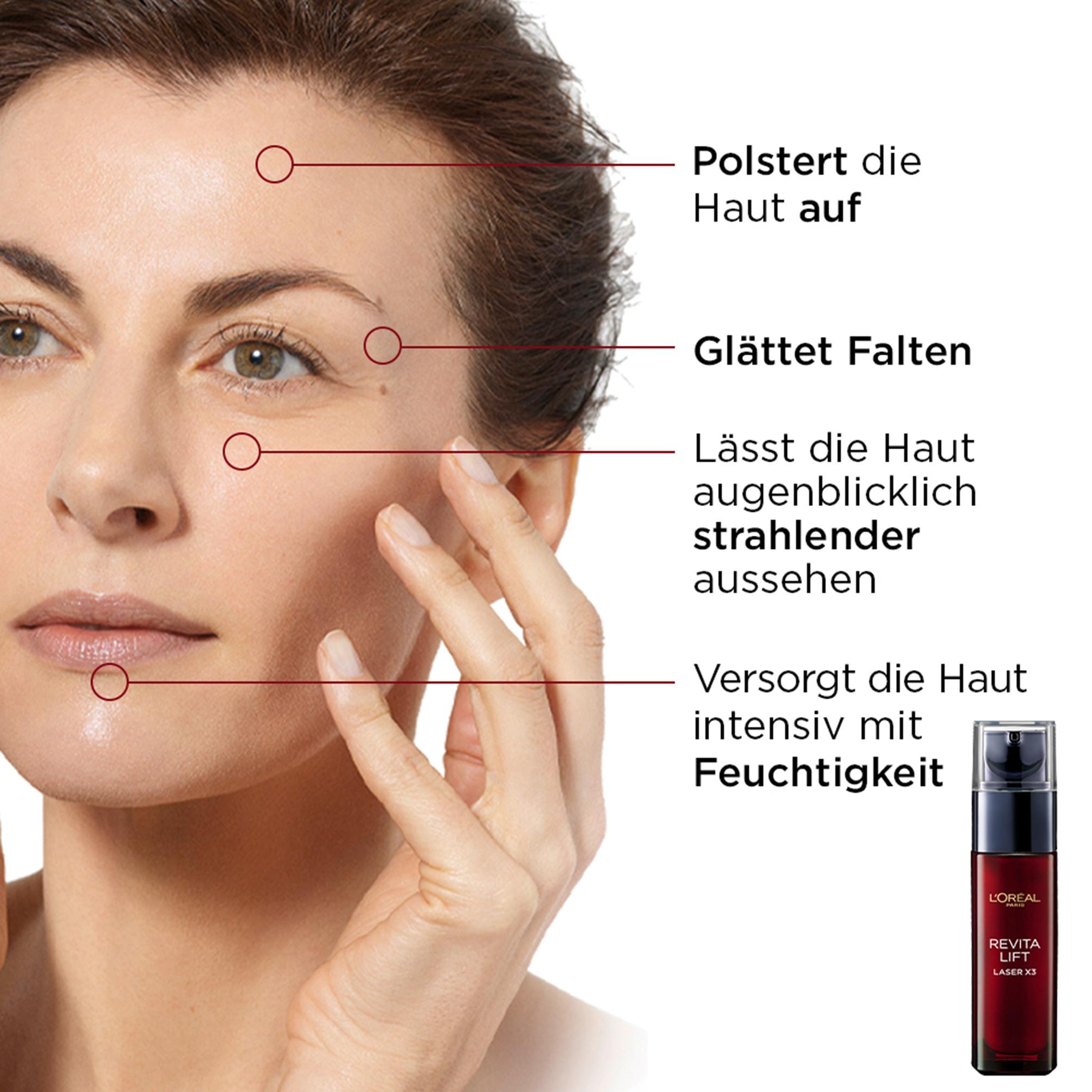 Produktbild L'Oréal Paris Dermo Revitalift Laser x3 Serum Anti Age - Straffendes Anti-Aging-Serum mit Hyaluronsäure und Vitamin C 5 von 12