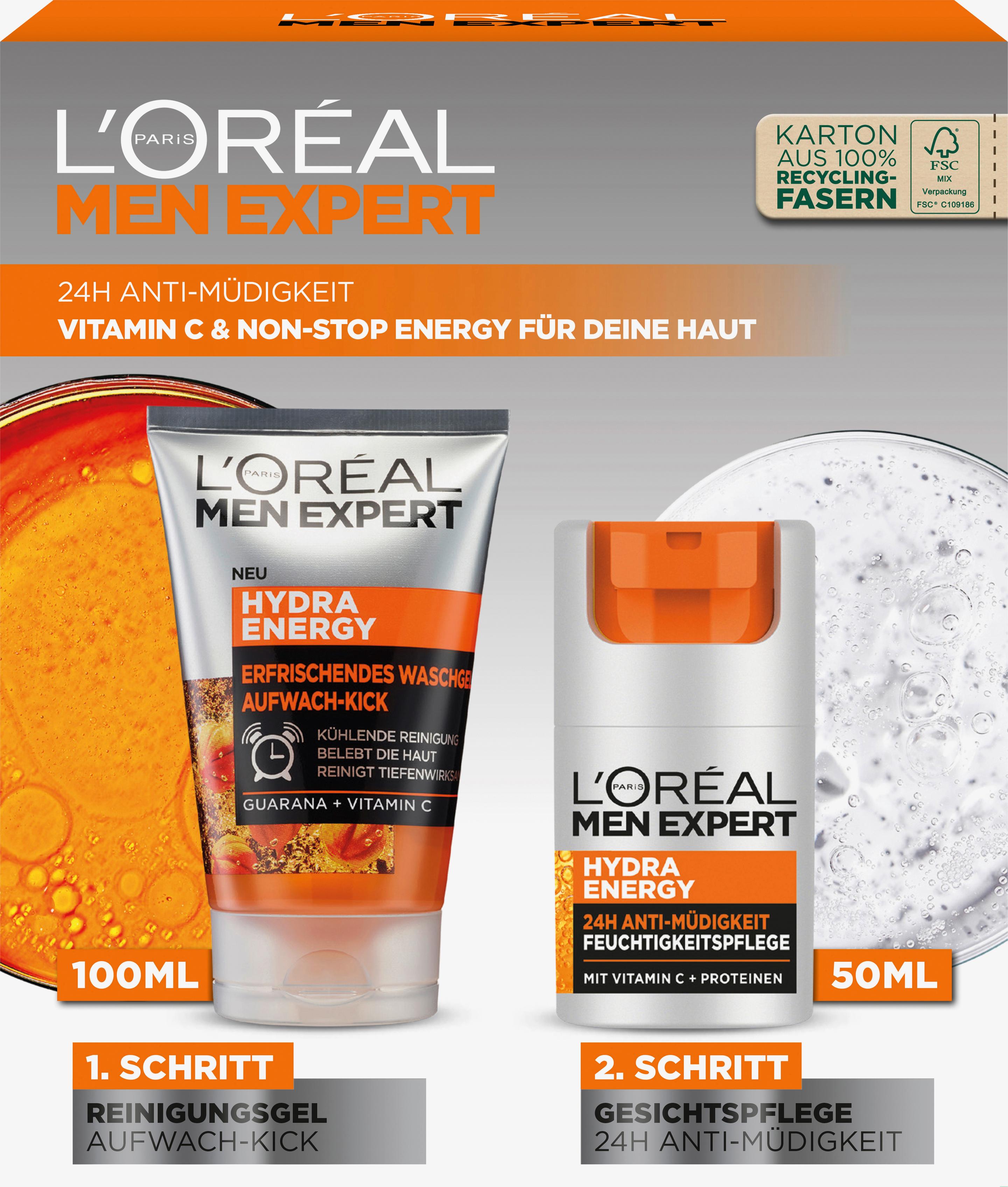 L'Oréal Men Expert HydraEnergy Gesicht Wash+Creme