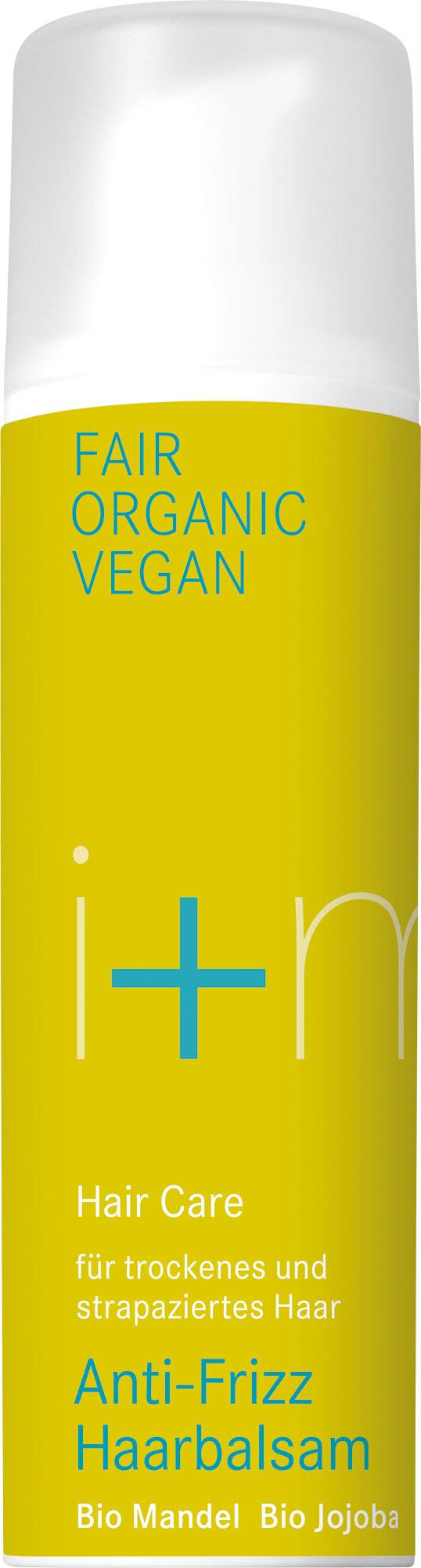 i+m Hair Care Anti-Frizz Haarbalsam Bio Mandel Bio Jojoba