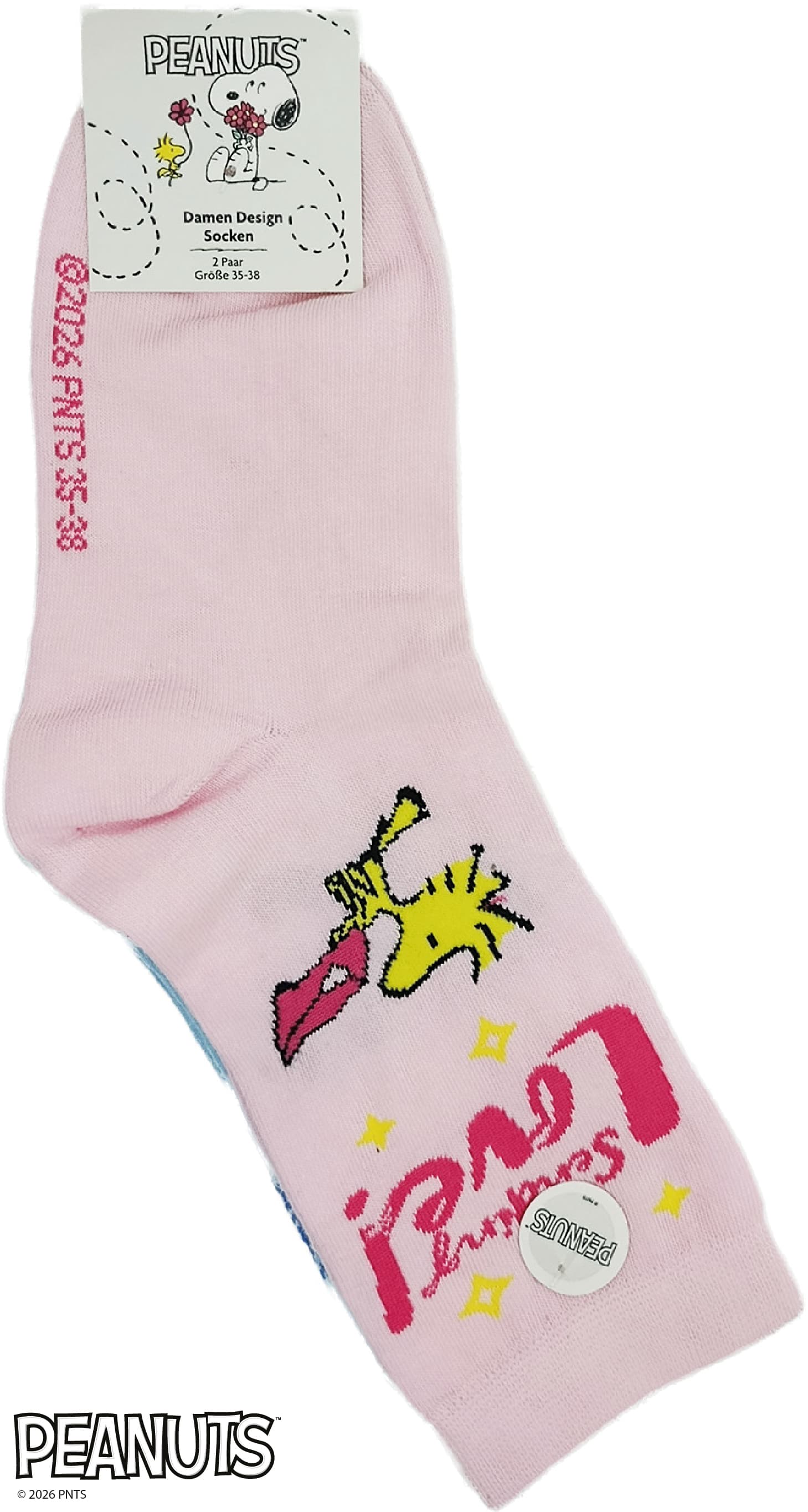 Peanuts Damen Socken 2er Pack