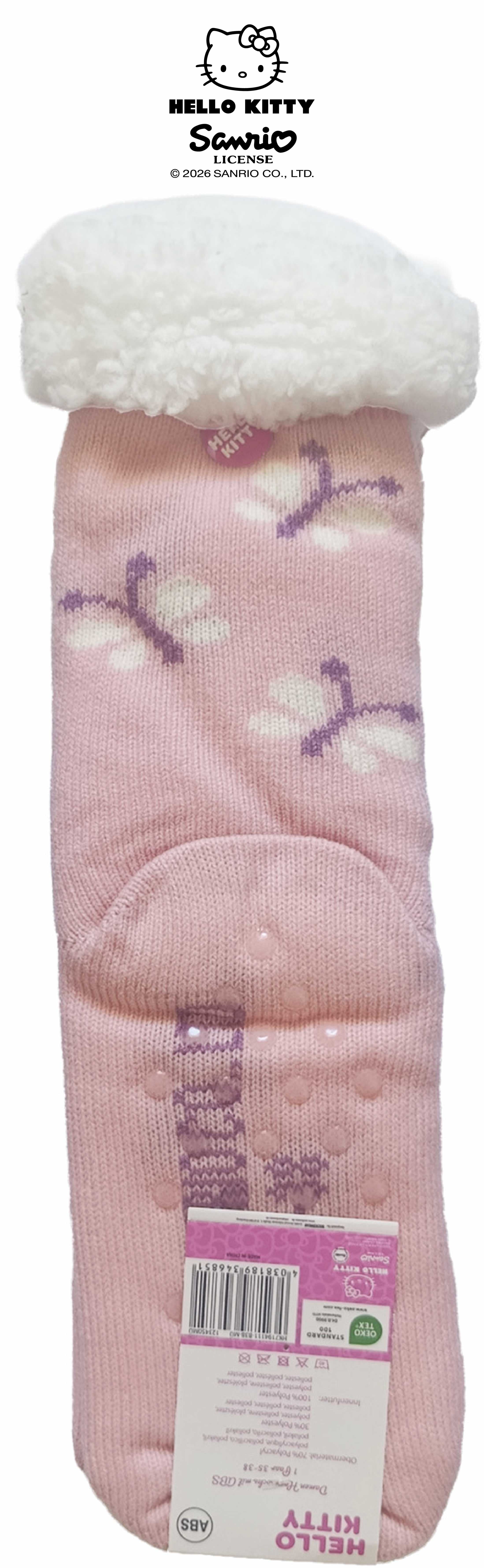 Damen ABS Homesocken Hello Kitty