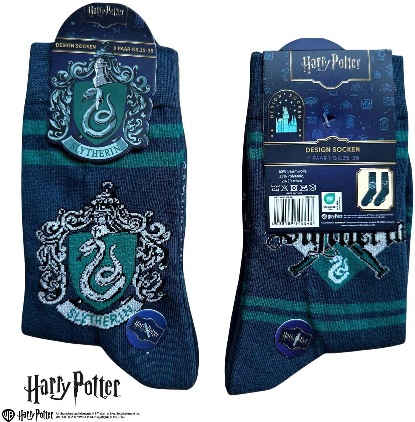 Harry Potter Unisex Socken 2er Pack