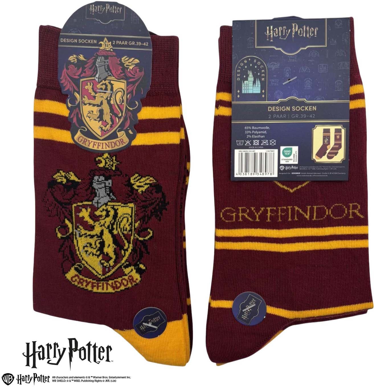 Harry Potter Unisex Socken 2er Pack