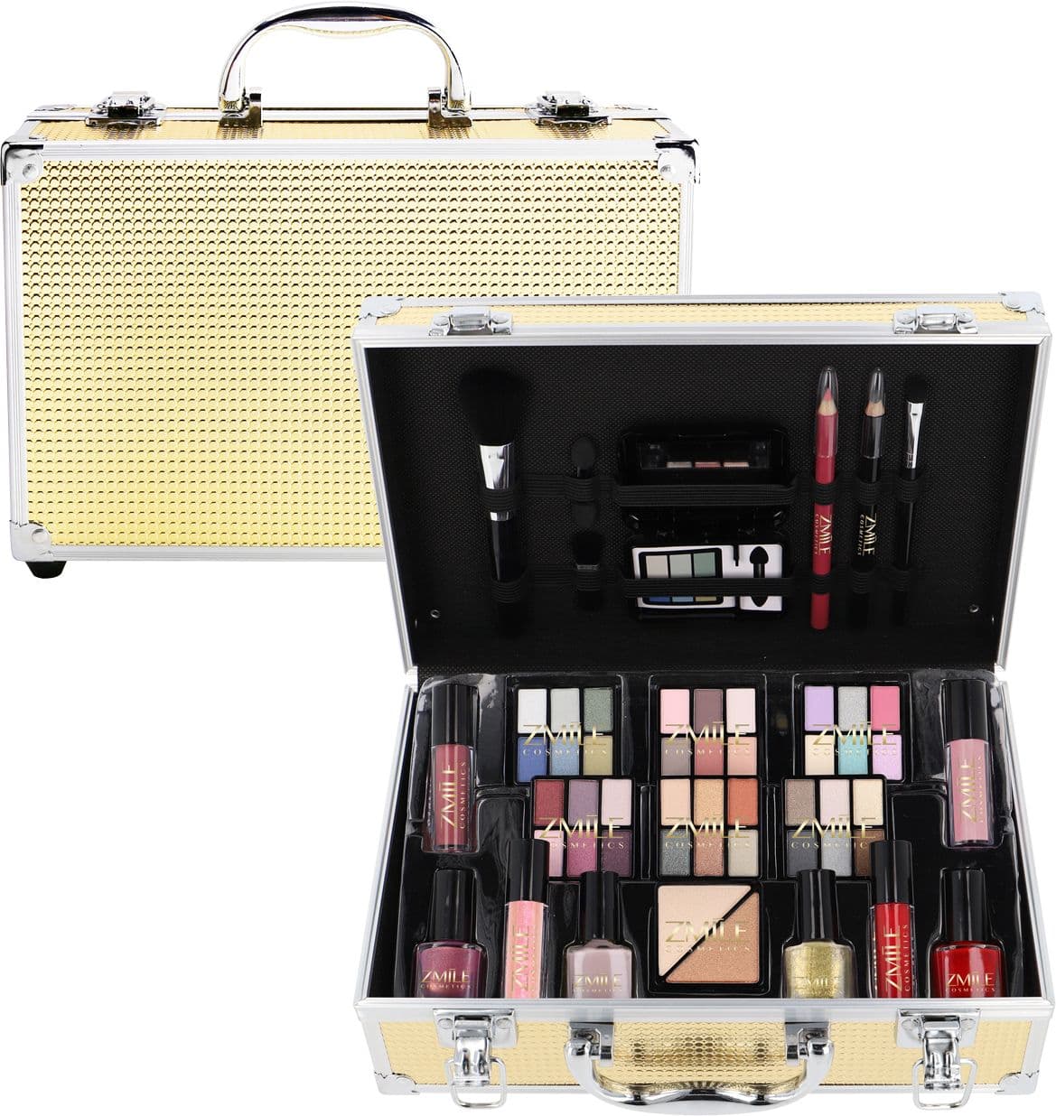 ZMILE COSMETICS Kosmetik-Koffer Gold