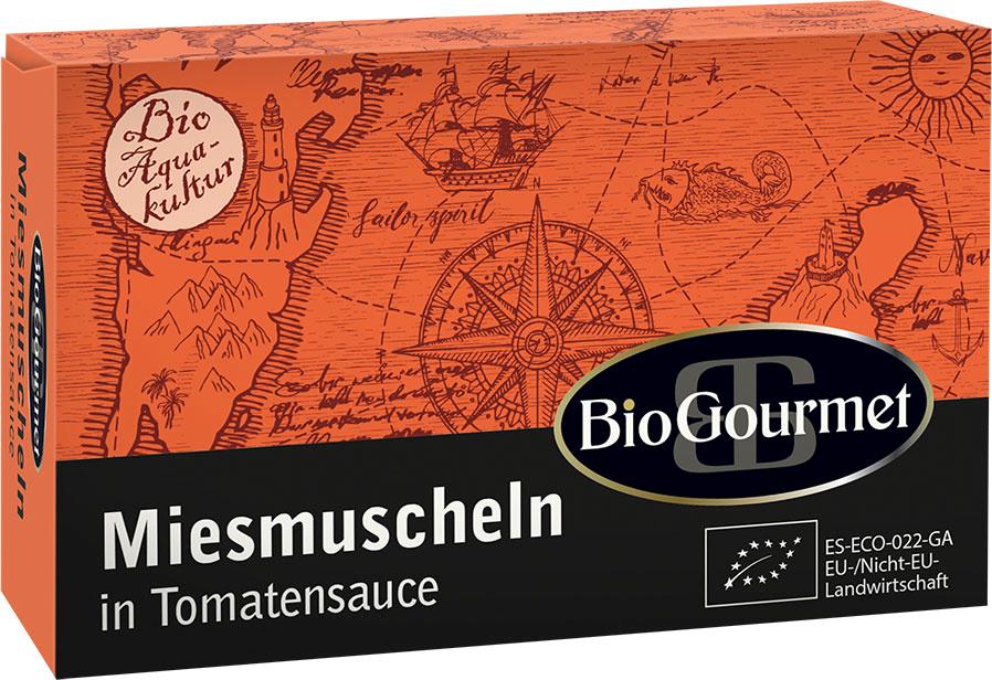 BioGourmet Bio Miesmuscheln in Tomatensauce