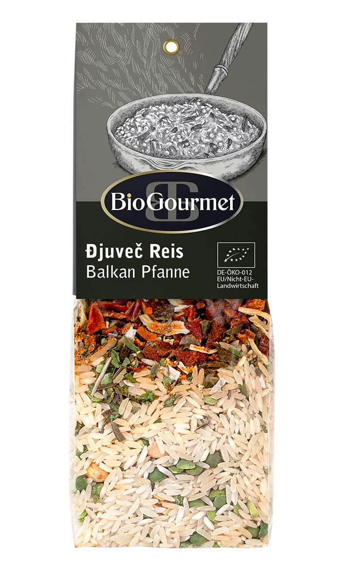 BioGourmet Bio Djuvec Reis Balkan Pfanne