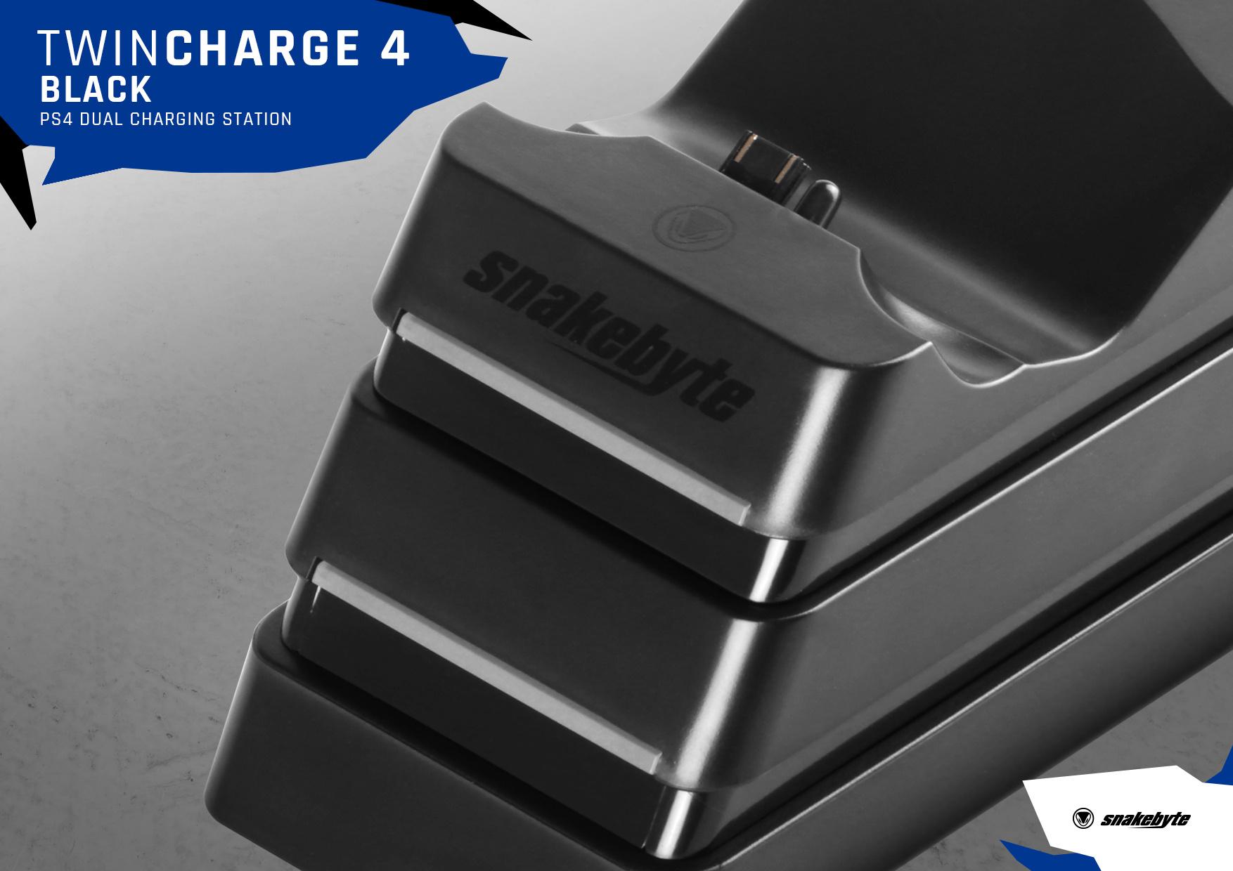Produktbild snakebyte PS4 Twin:Charge 4™ (black) 3 von 6