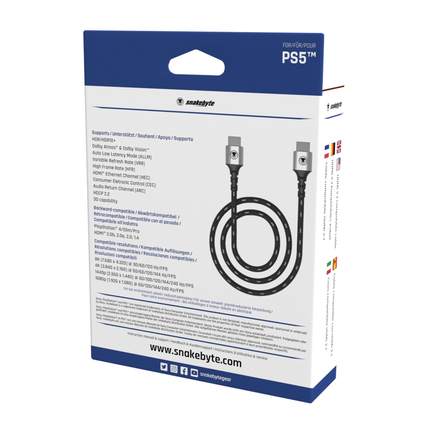 Produktbild snakebyte PS5 HDMI:Cable 5 Pro™ 4K/8K 3 von 4