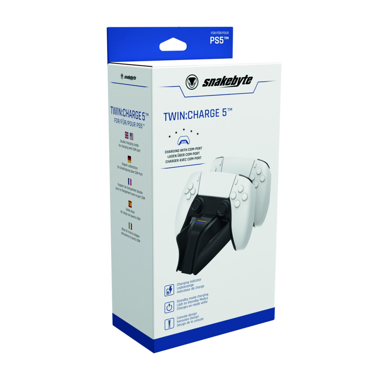 Produktbild snakebyte PS5 Twin:Charge 5™ black 5 von 6