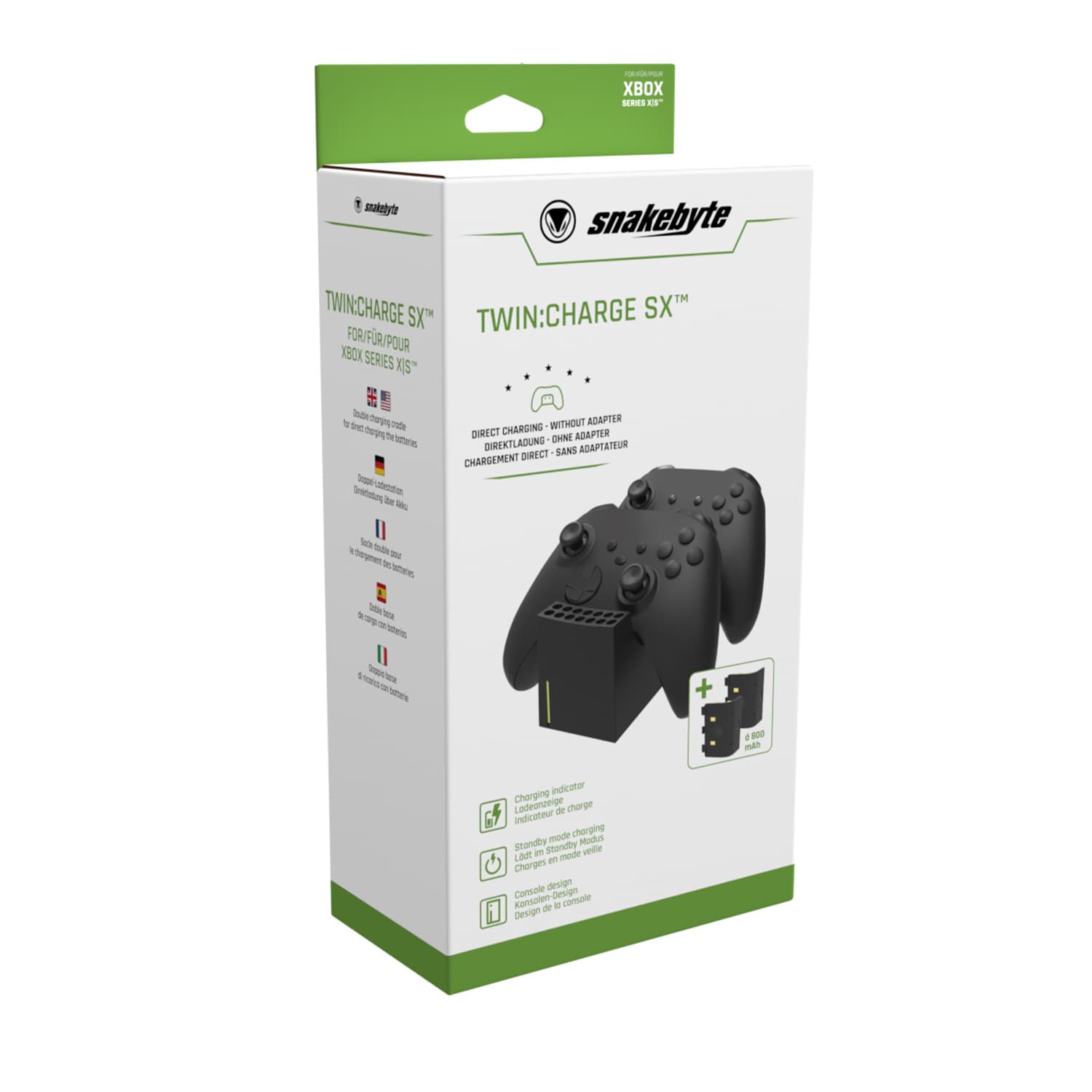 Produktbild snakebyte XSX Twin Charge SX™ black 5 von 6