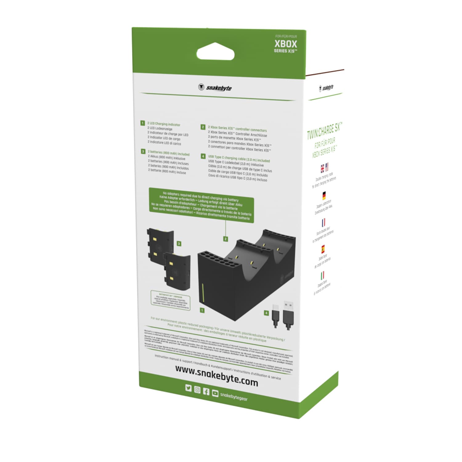 Produktbild snakebyte XSX Twin Charge SX™ black 6 von 6