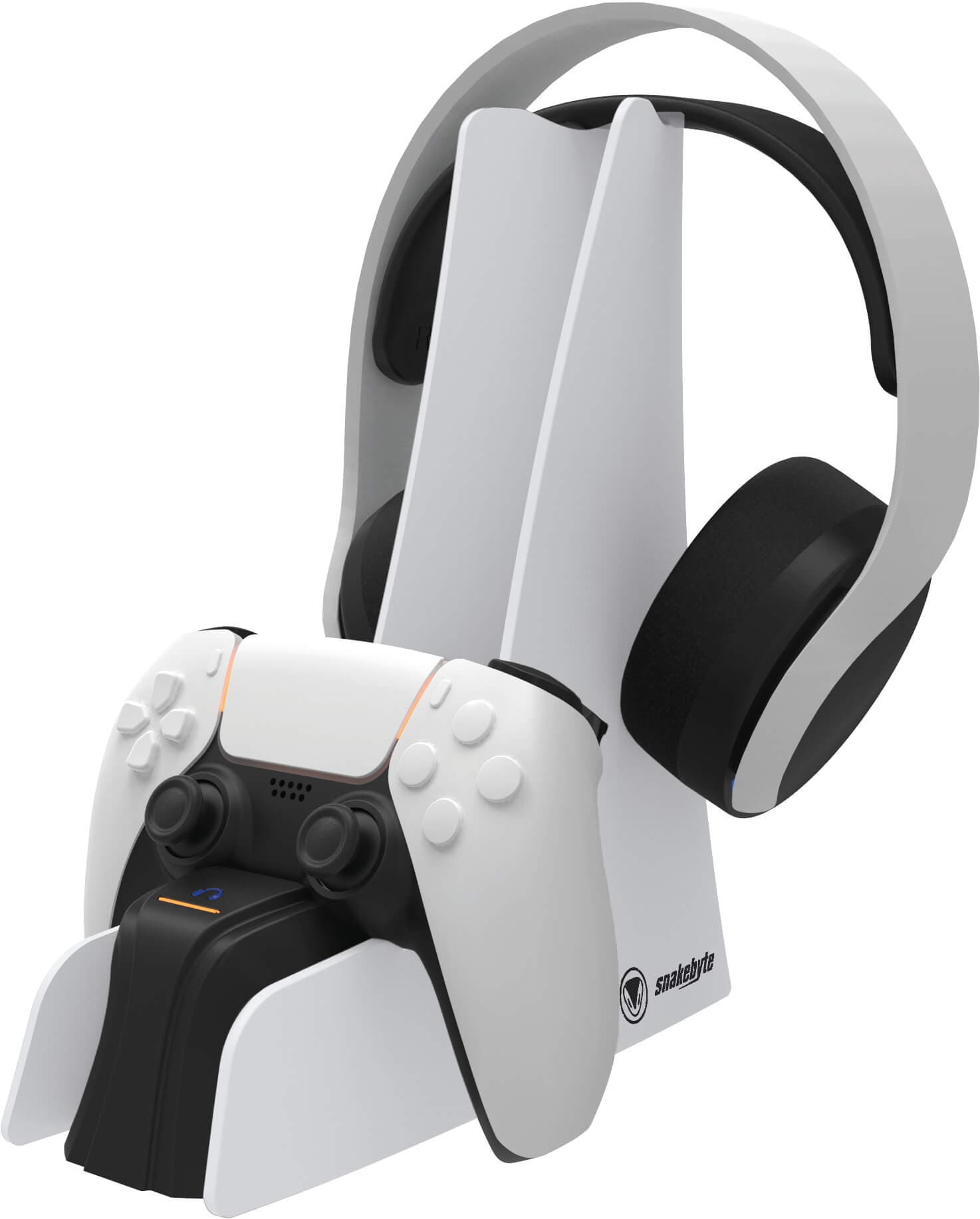 Produktbild snakebyte PS5 Dual Charge 5 & Headset Stand™ (white) 4 von 4