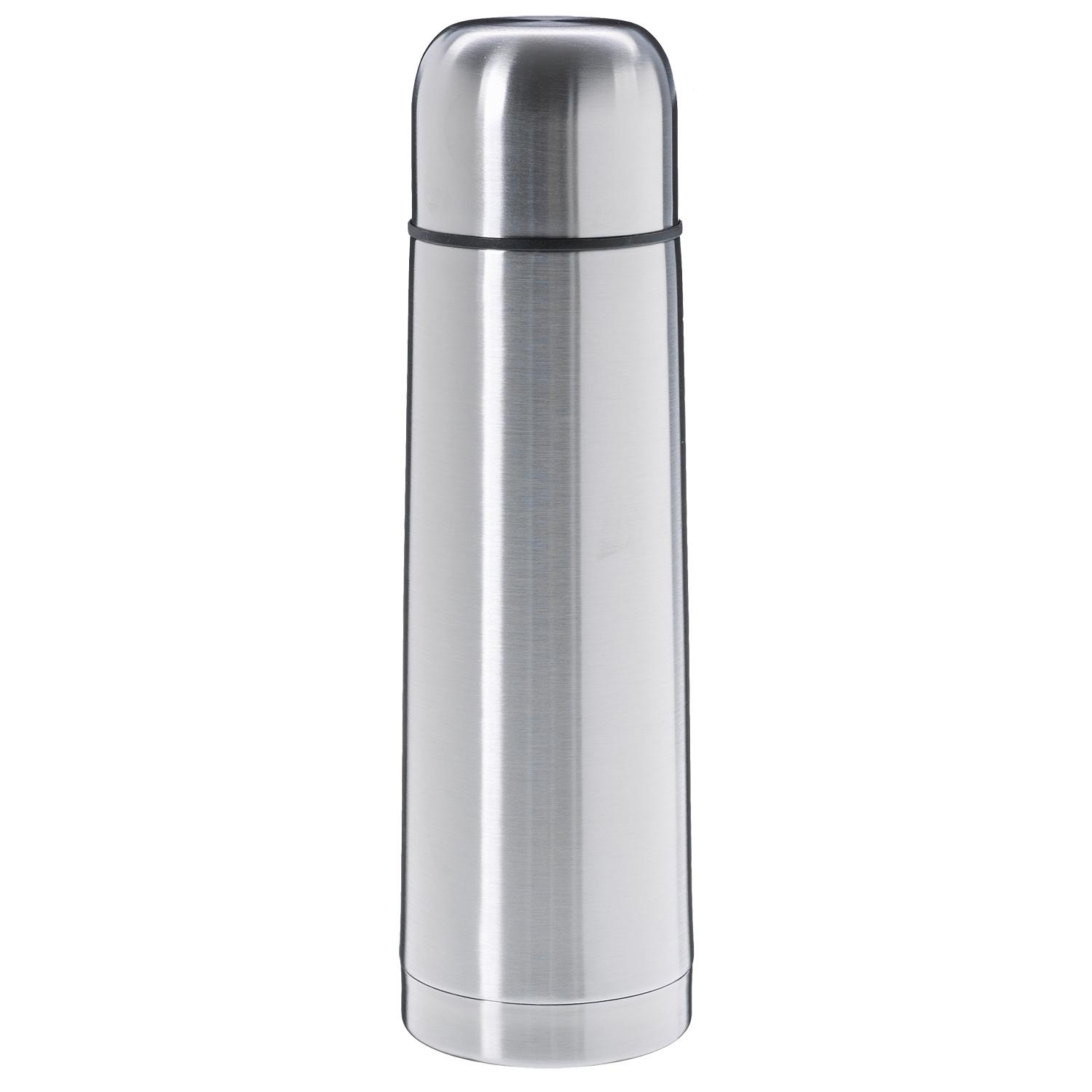 TRENDSHOP Isolierflasche Edelstahl 0,75l