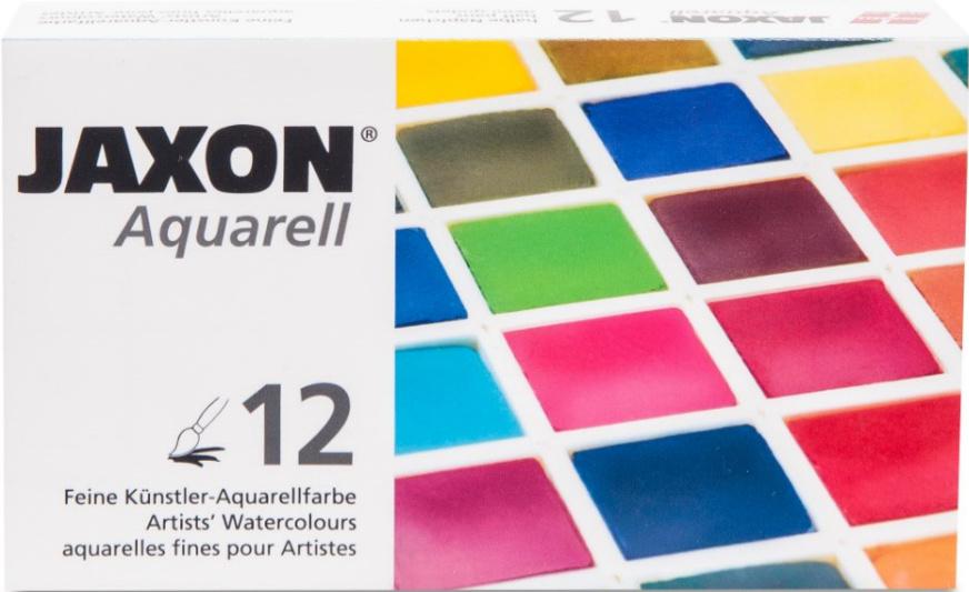 JAXON Aquarellkasten 12er