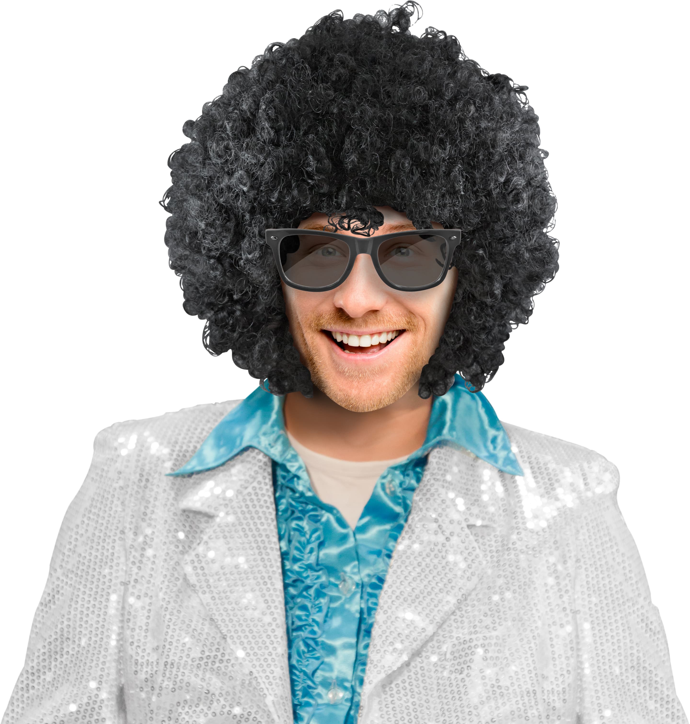 Makotex - Perücke Afro schwarz