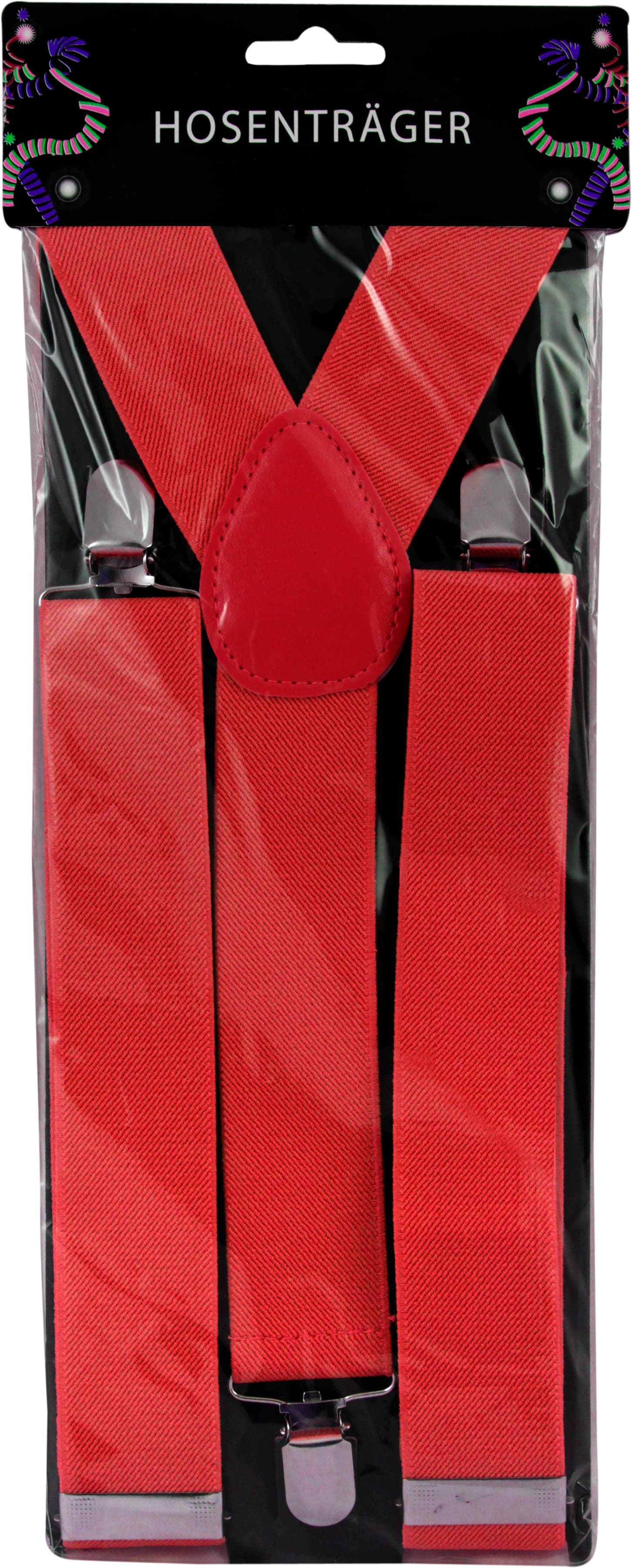 Makotex - Hosenträger breit rot