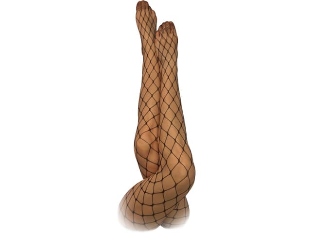 Makotex - Netzstrumpfhose große Maschen schwarz