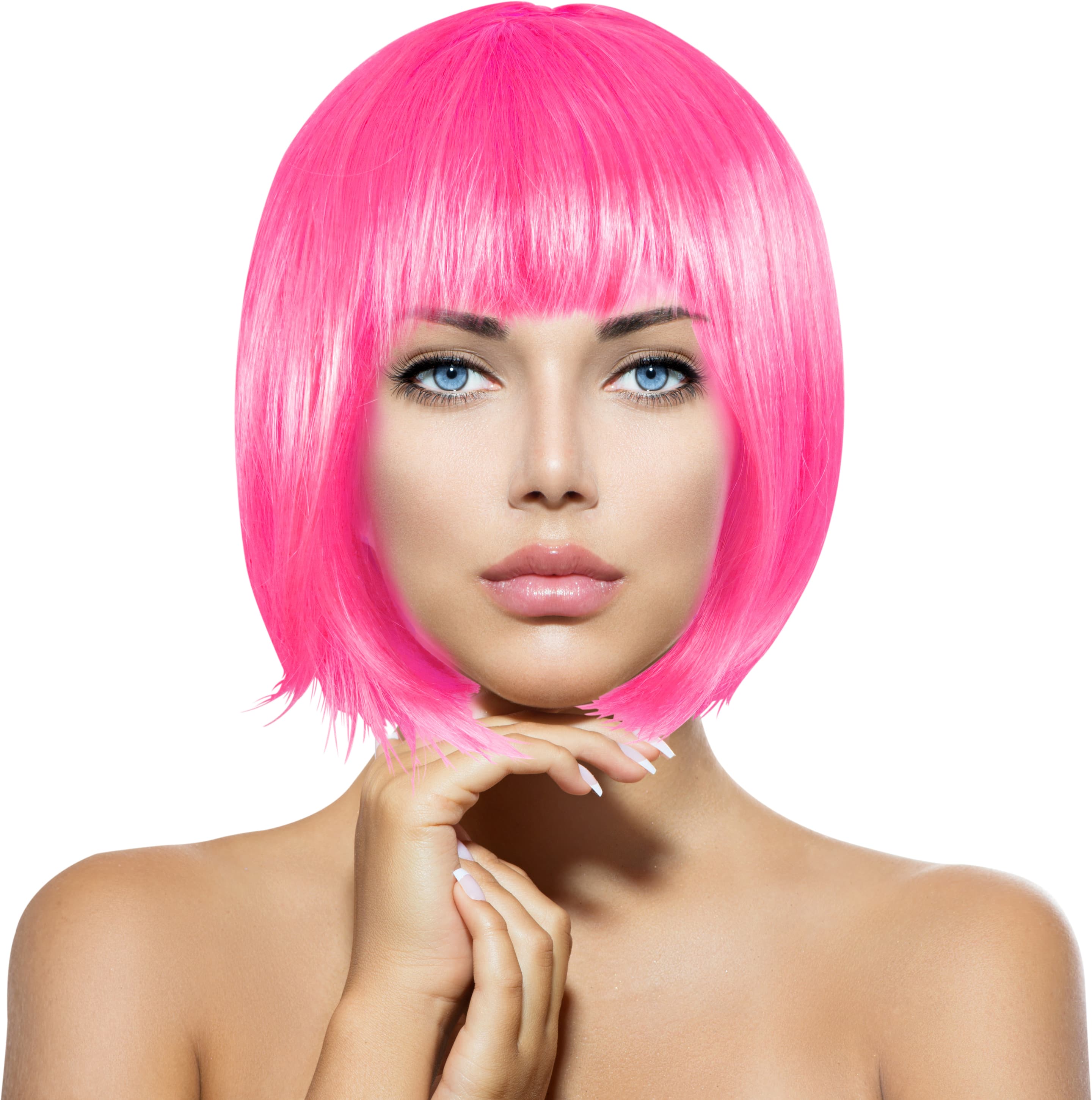 Makotex - Perücke Bob pink