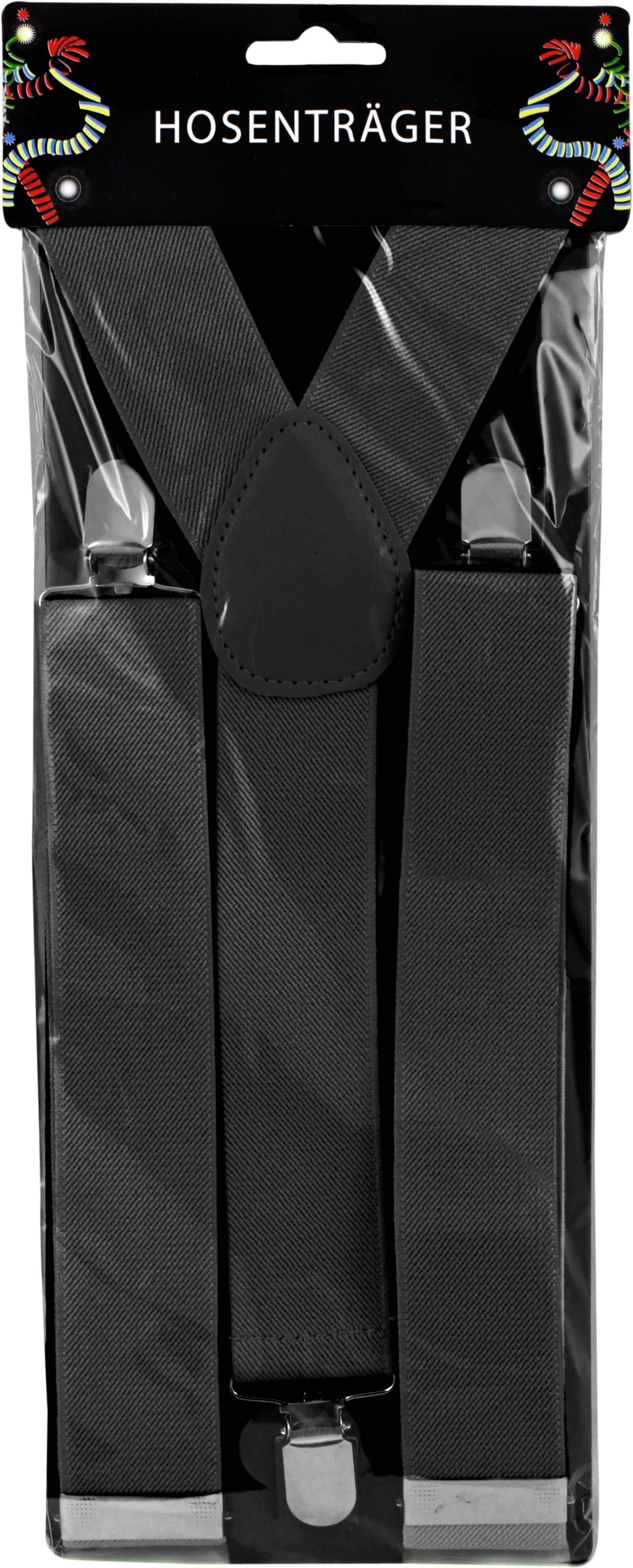 Makotex - Hosenträger breit schwarz