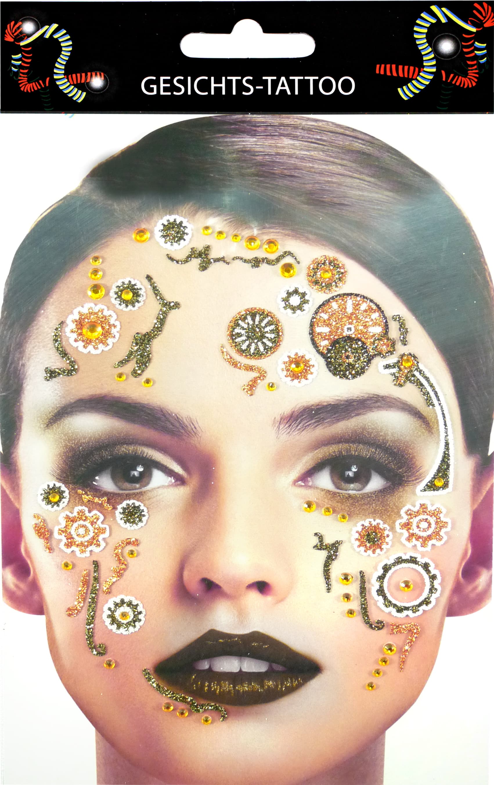 Makotex - Gesichts-Tattoo Steampunk