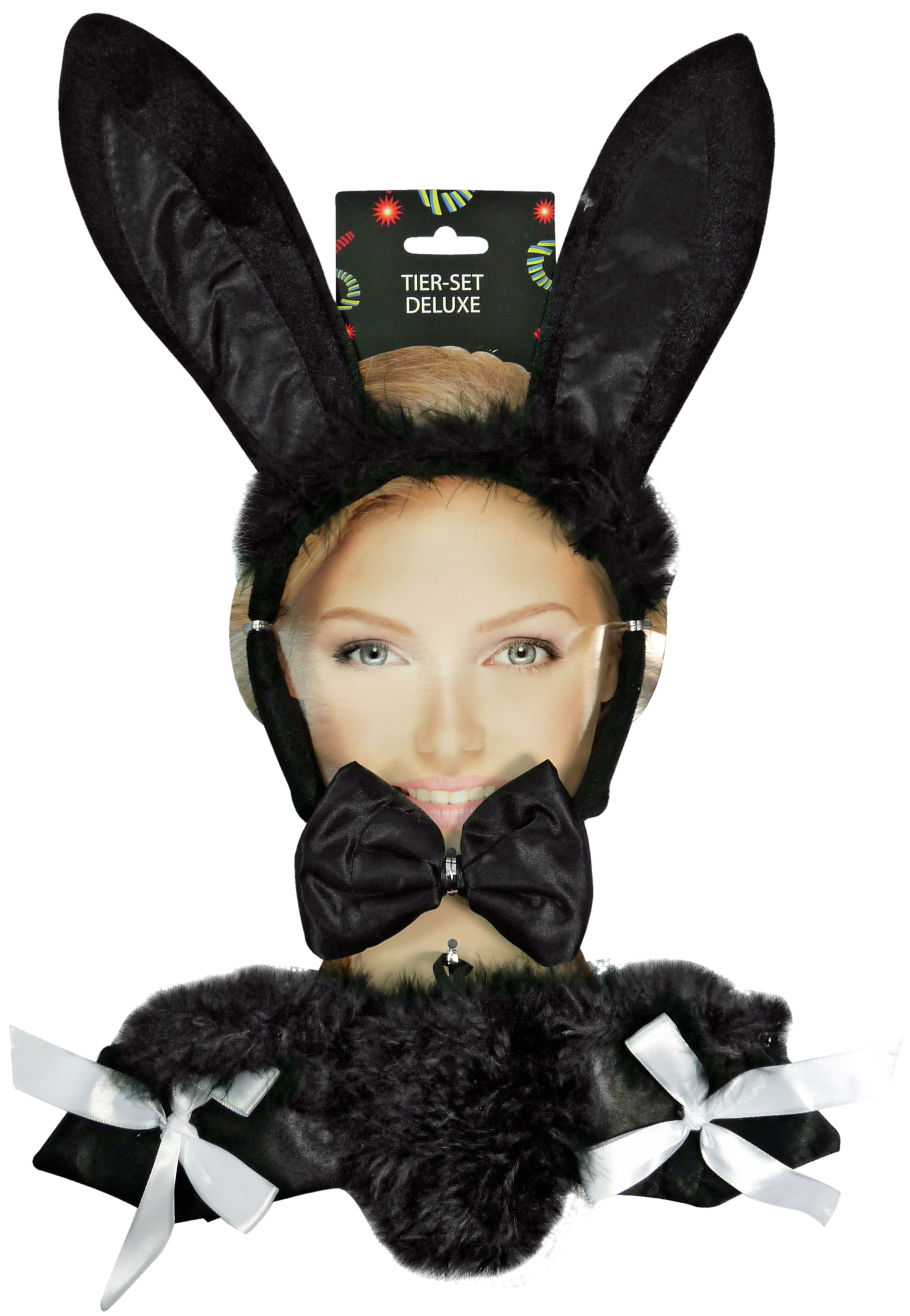 Makotex - Hasen-Set Deluxe Bunny schwarz