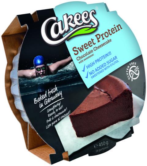 Cakees Sweet Protein Chocolate Cheesecake ohne Zucker