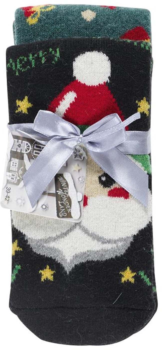 Damen Winter X-Mas Motivsocken 2er Pack