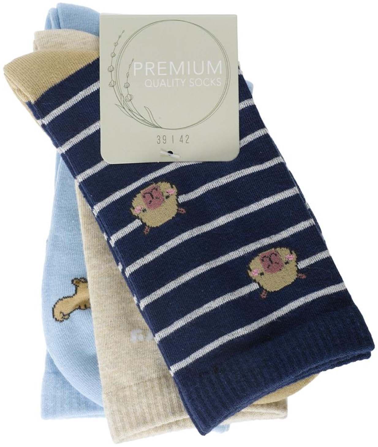 Damen Socken Cappy 3er Pack